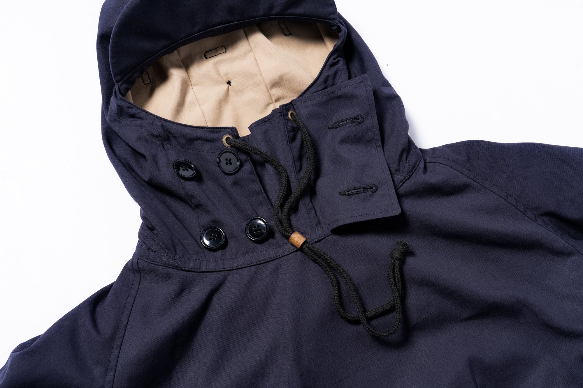 Kaki HOMME Jacket imperméable à capuche et poches Coupe régulière Kaki HOMME Jacket imperméable à capuche et poches Coupe régulière