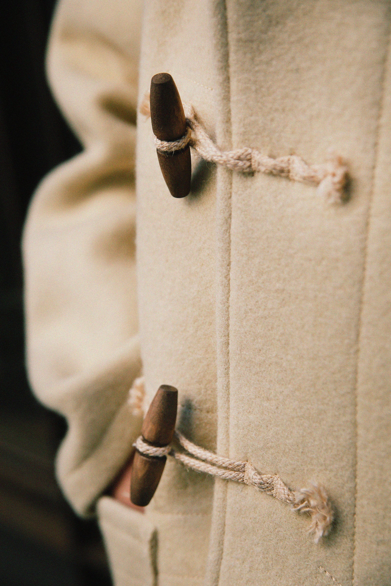 WWII BRITISH FEARNOUGHT DUFFLE COAT, ARP Gallery Image 2