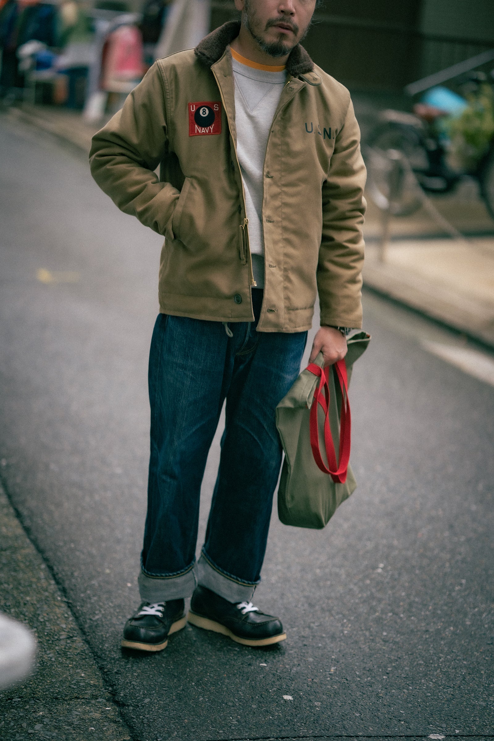 N-1 DECK JACKET (KHAKI) / 8TH BEACH BN. Gallery Image 1