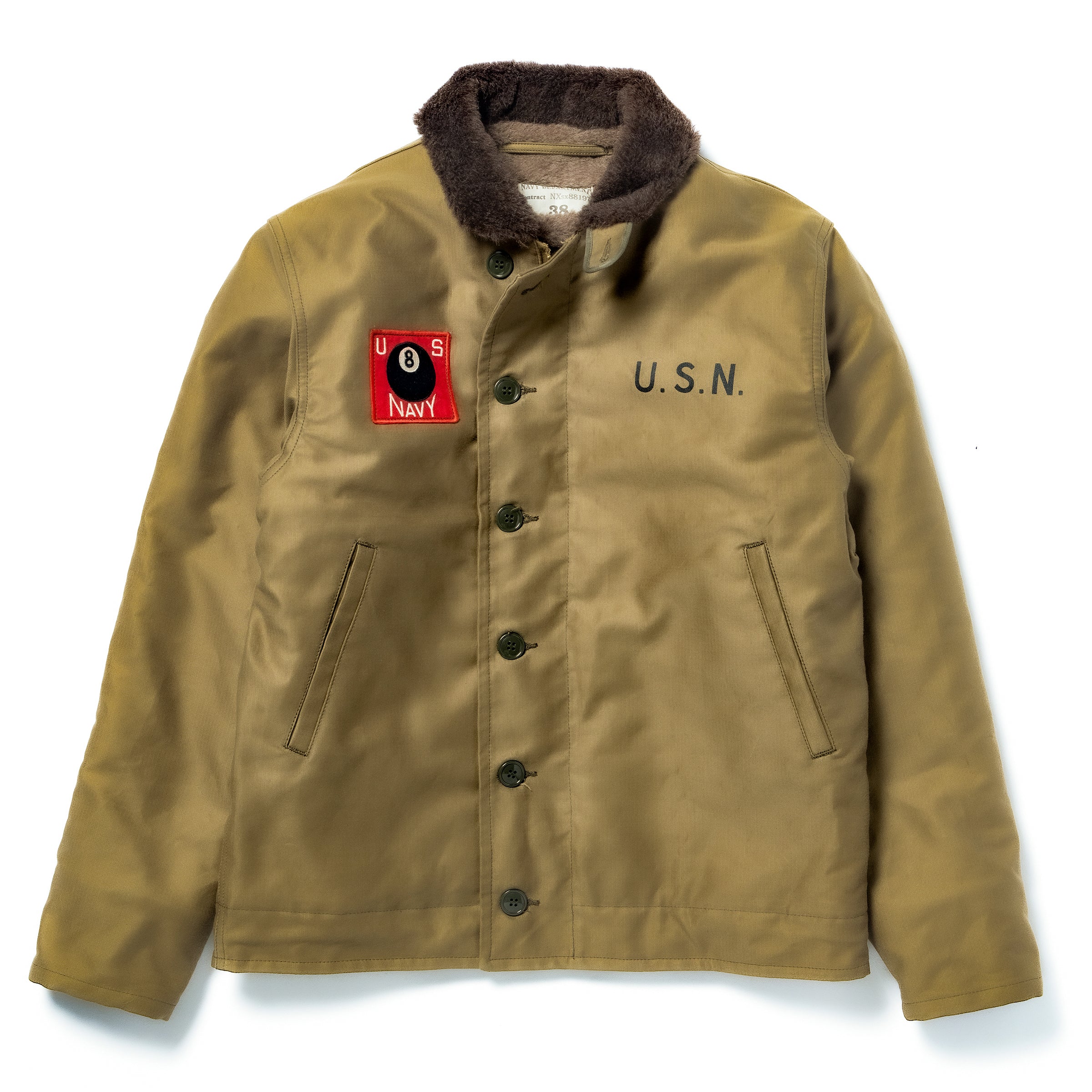 N-1 DECK JACKET (KHAKI) / 8TH BEACH BN. – The Real McCoy's