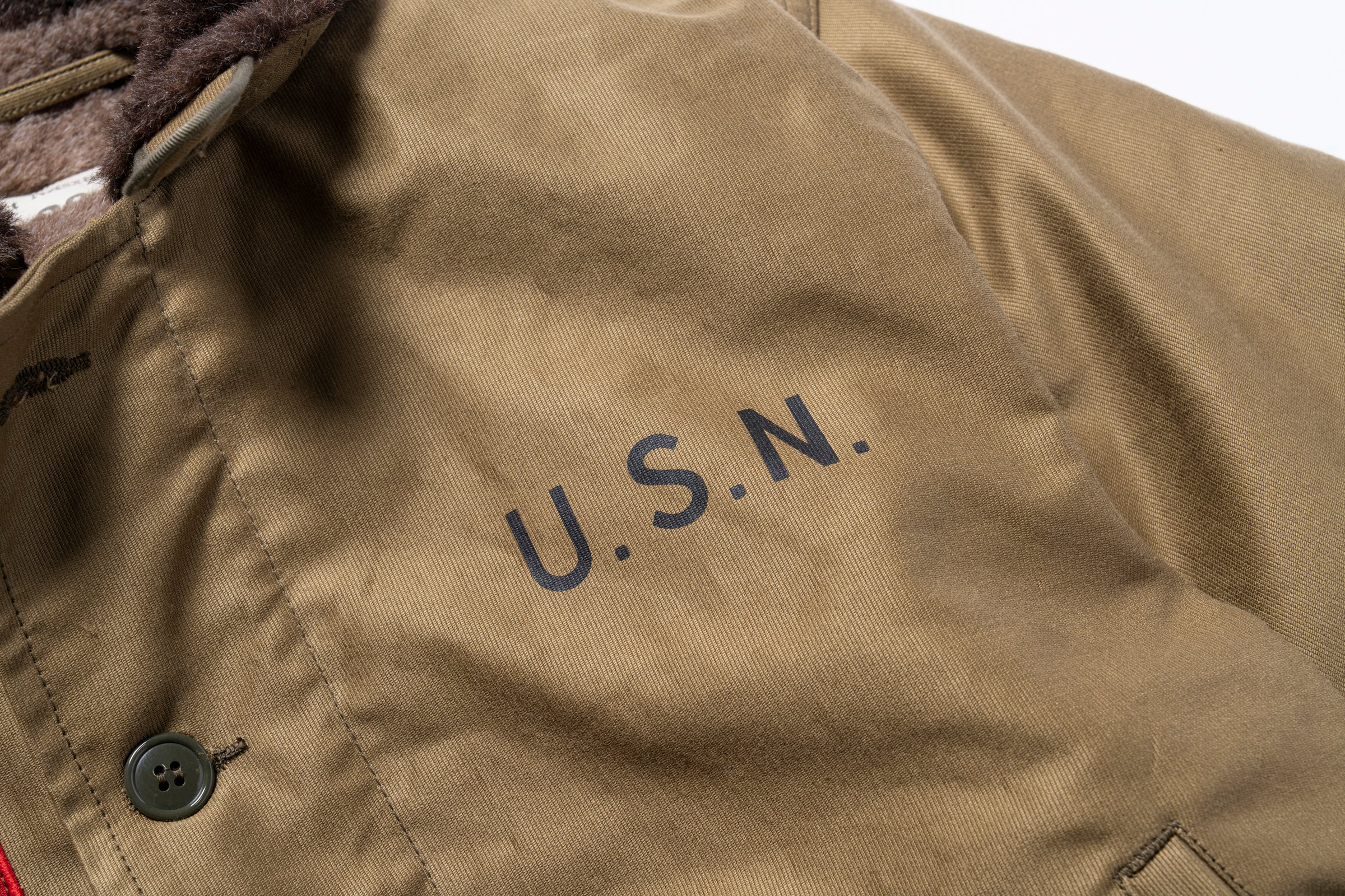 N-1 DECK JACKET (KHAKI) / 8TH BEACH BN. – The Real McCoy's