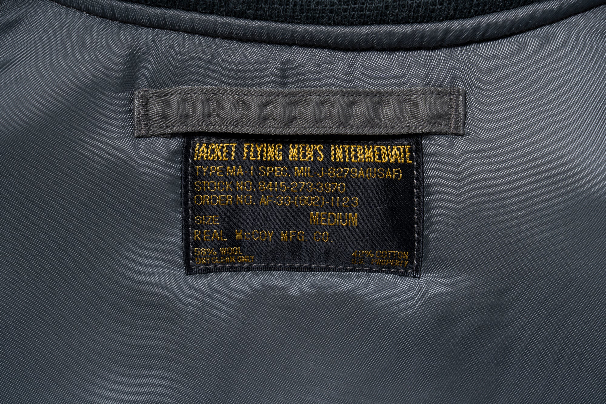 TYPE MA-1 REAL McCOY MFG. CO.