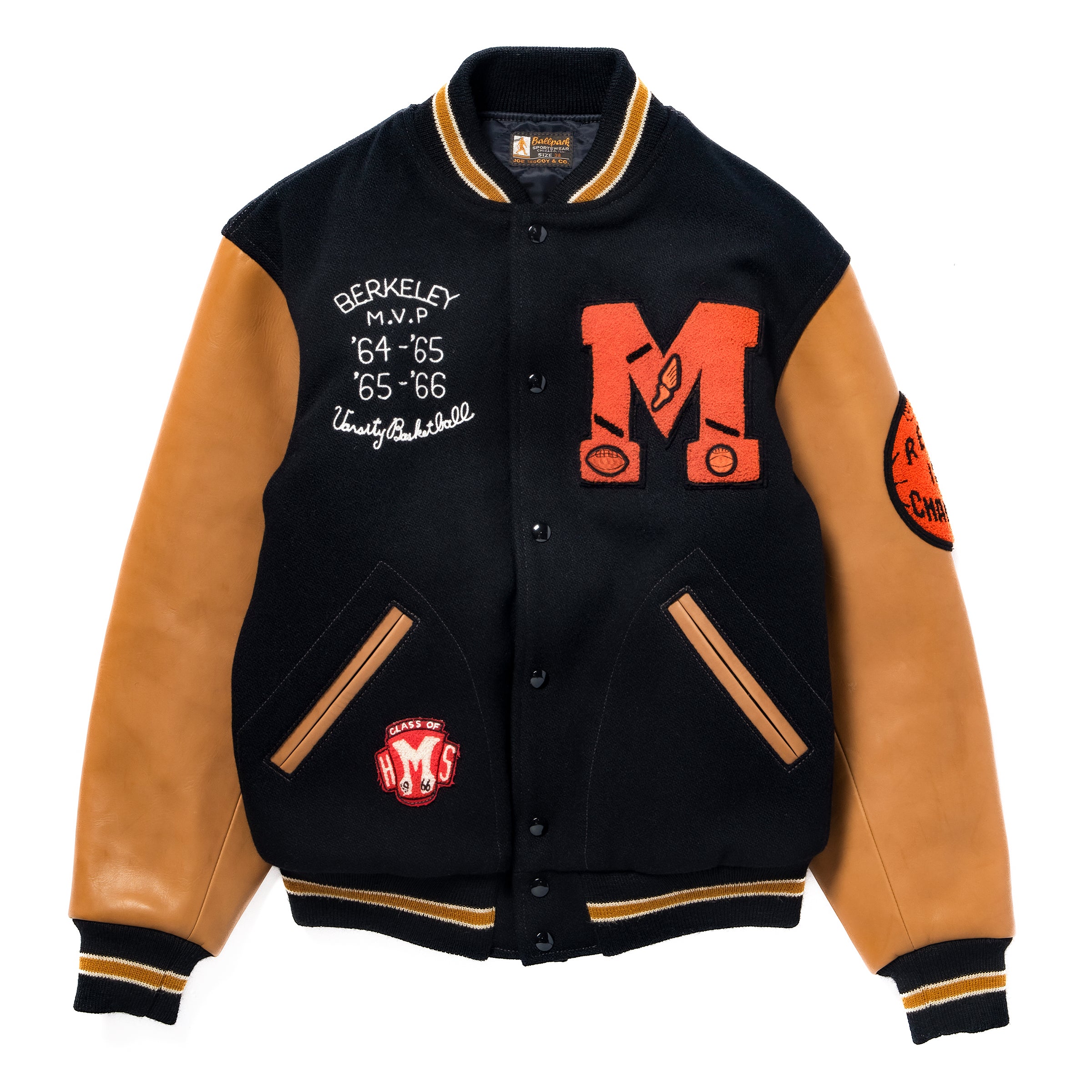 WOOL VARSITY JACKET / BULLDOGS – The Real McCoy's