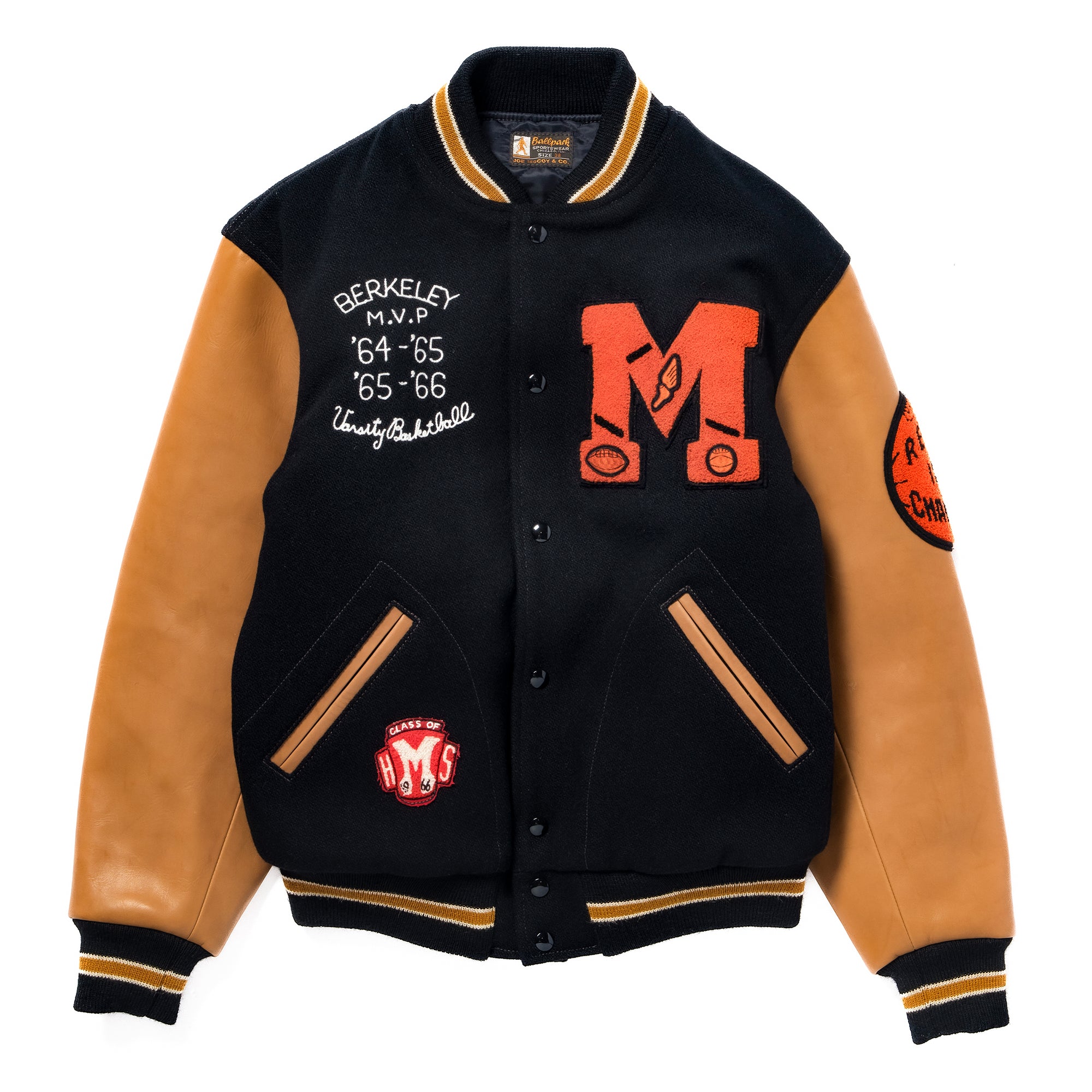 WOOL VARSITY JACKET / BULLDOGS