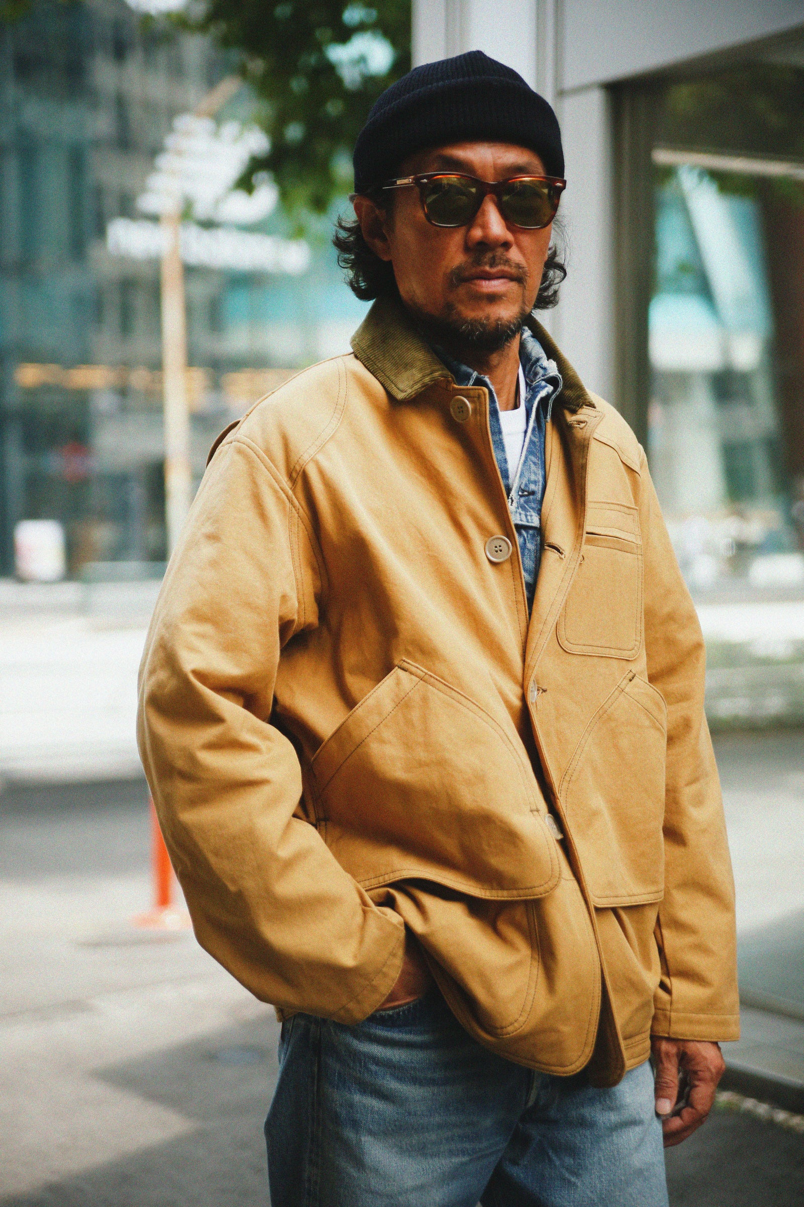 COTTON CANVAS BARN COAT Gallery Image 5