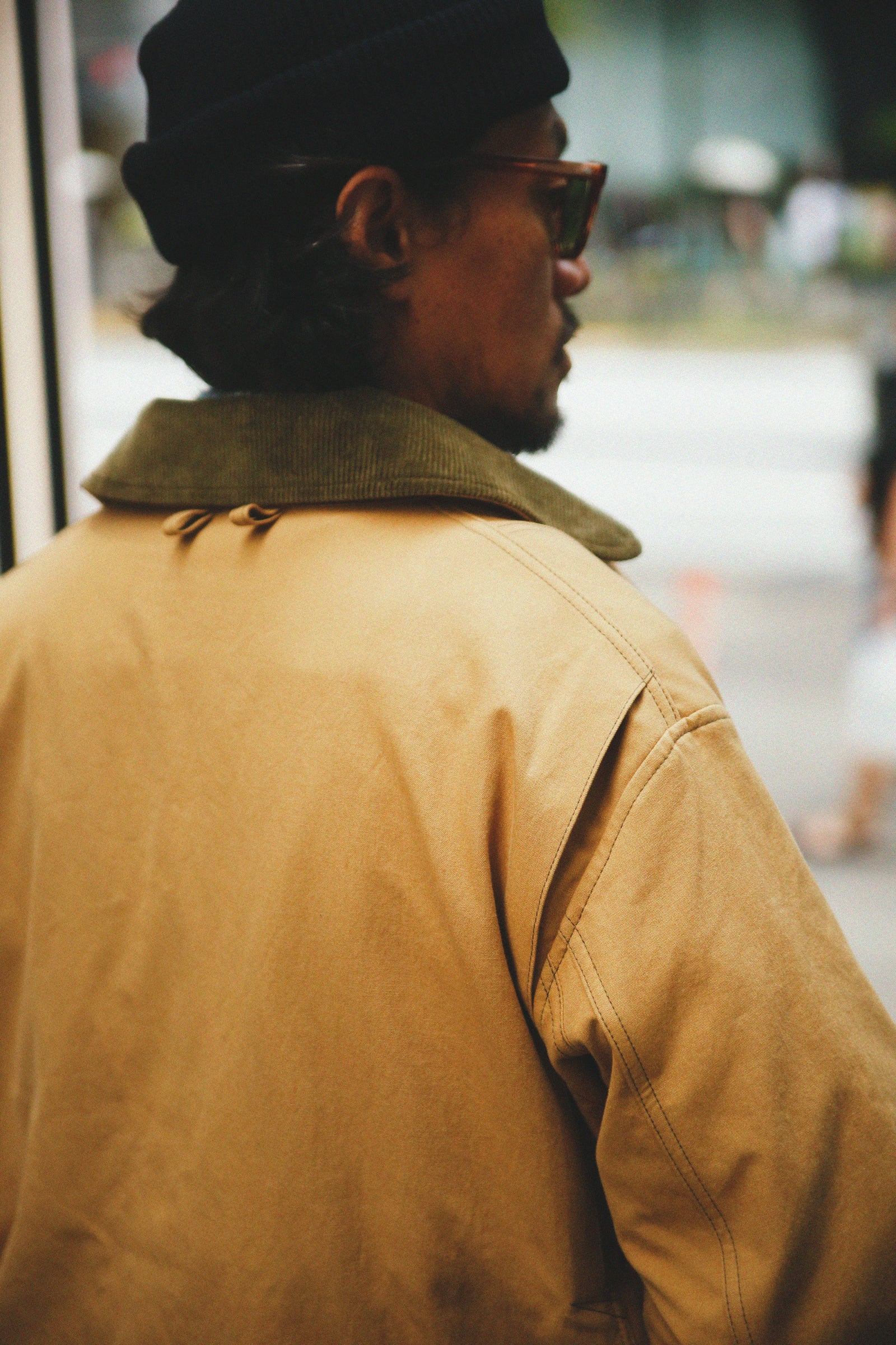 COTTON CANVAS BARN COAT Gallery Image 2