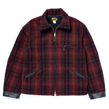 WOOL FIELD SPORTS JACKET / RED PLAID