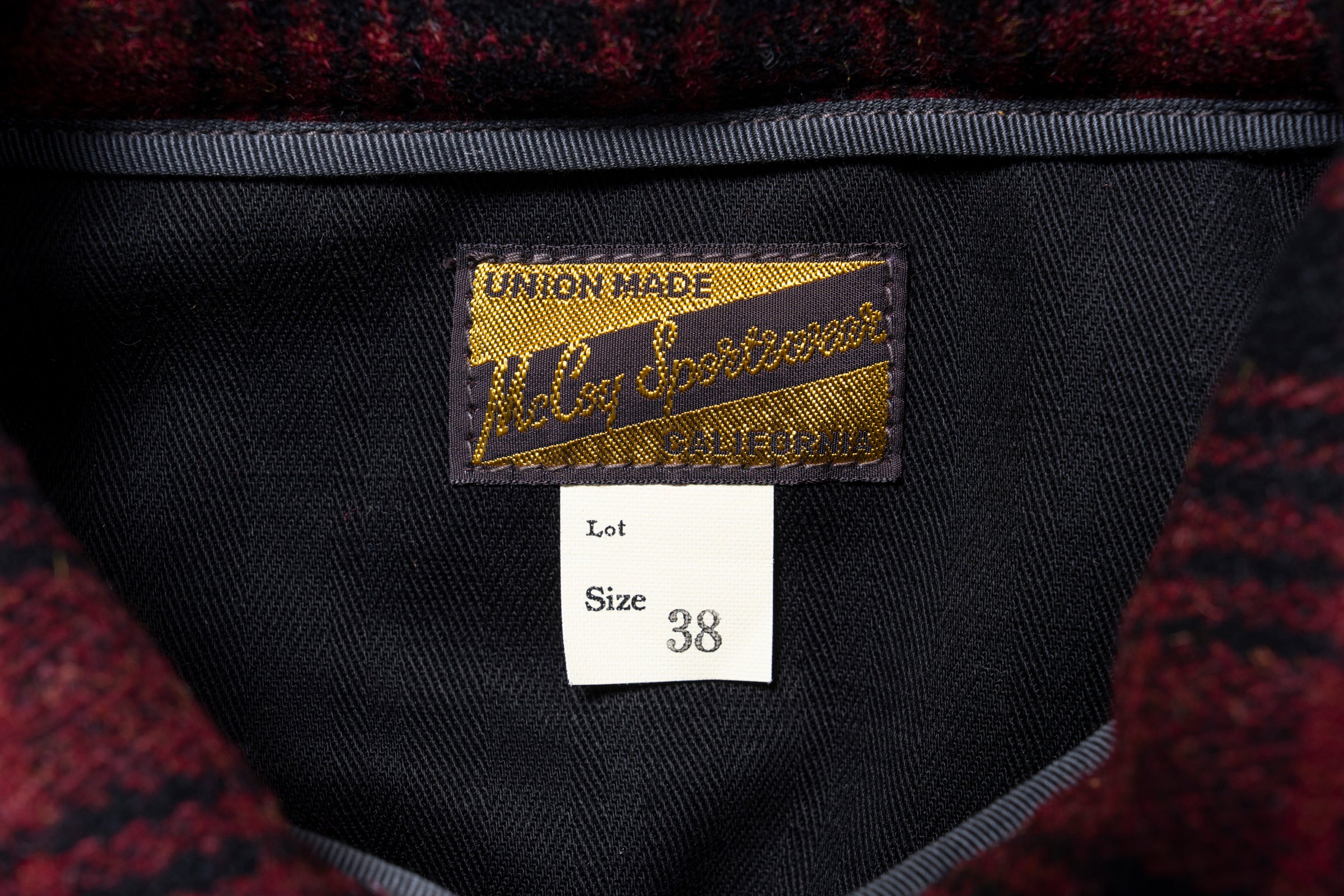 M*g様 WOOL FIELD SPORTS JACKET WOOL FIELD SPORTS JACKET / RED PLAID – The Real McCoy's