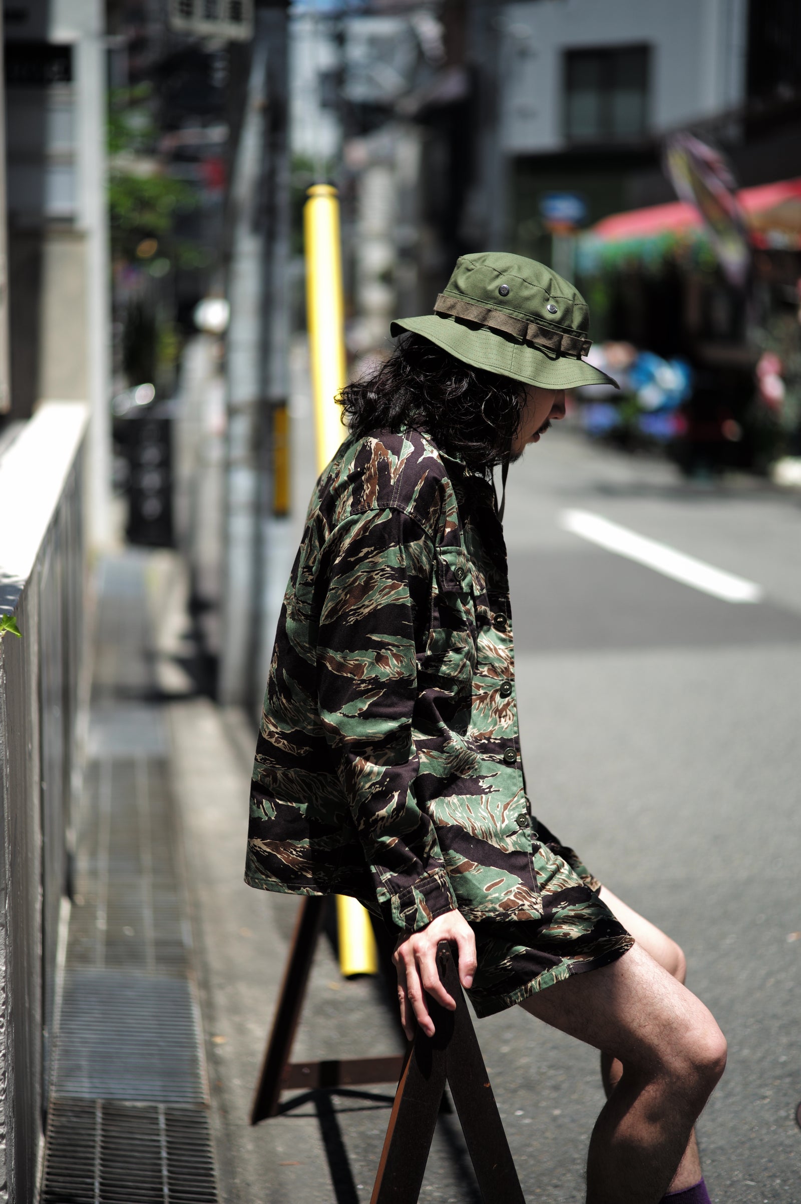 TIGER CAMOUFLAGE SHIRT / JOHN WAYNE Gallery Image 1