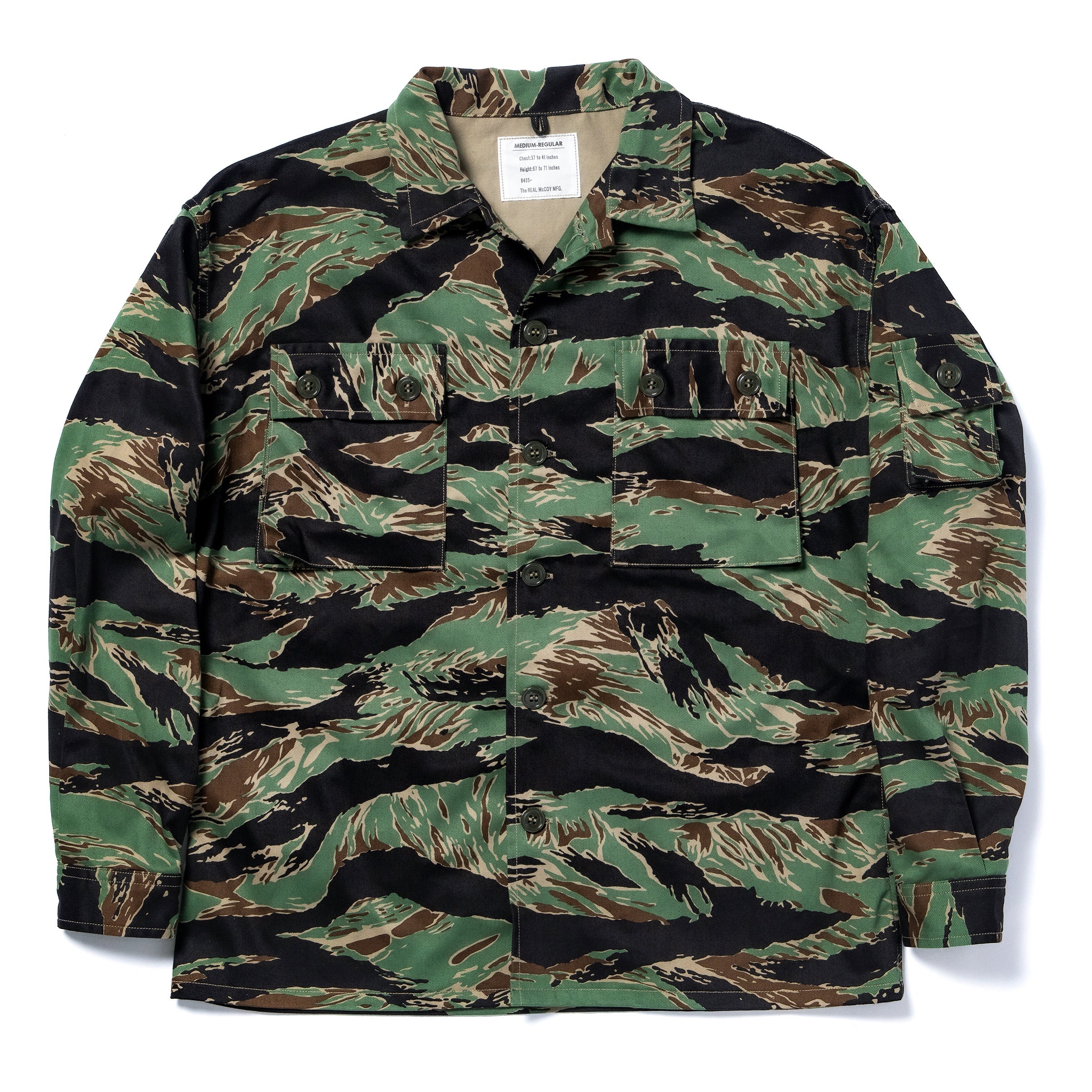 TIGER CAMOUFLAGE SHIRT / JOHN WAYNE – The Real McCoy's