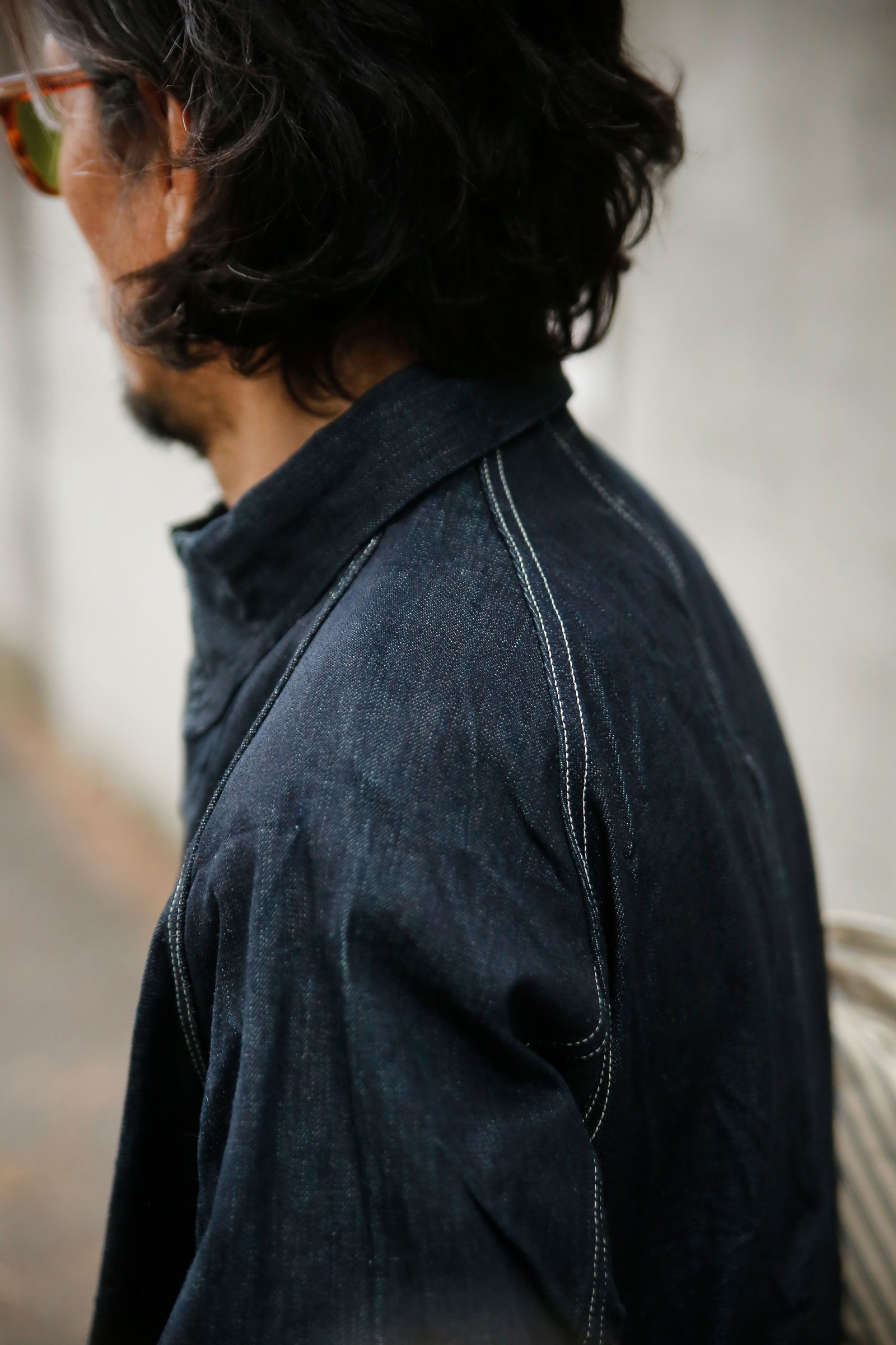 WWII RAGLAN SLEEVE DENIM CHORE COAT Gallery Image 3