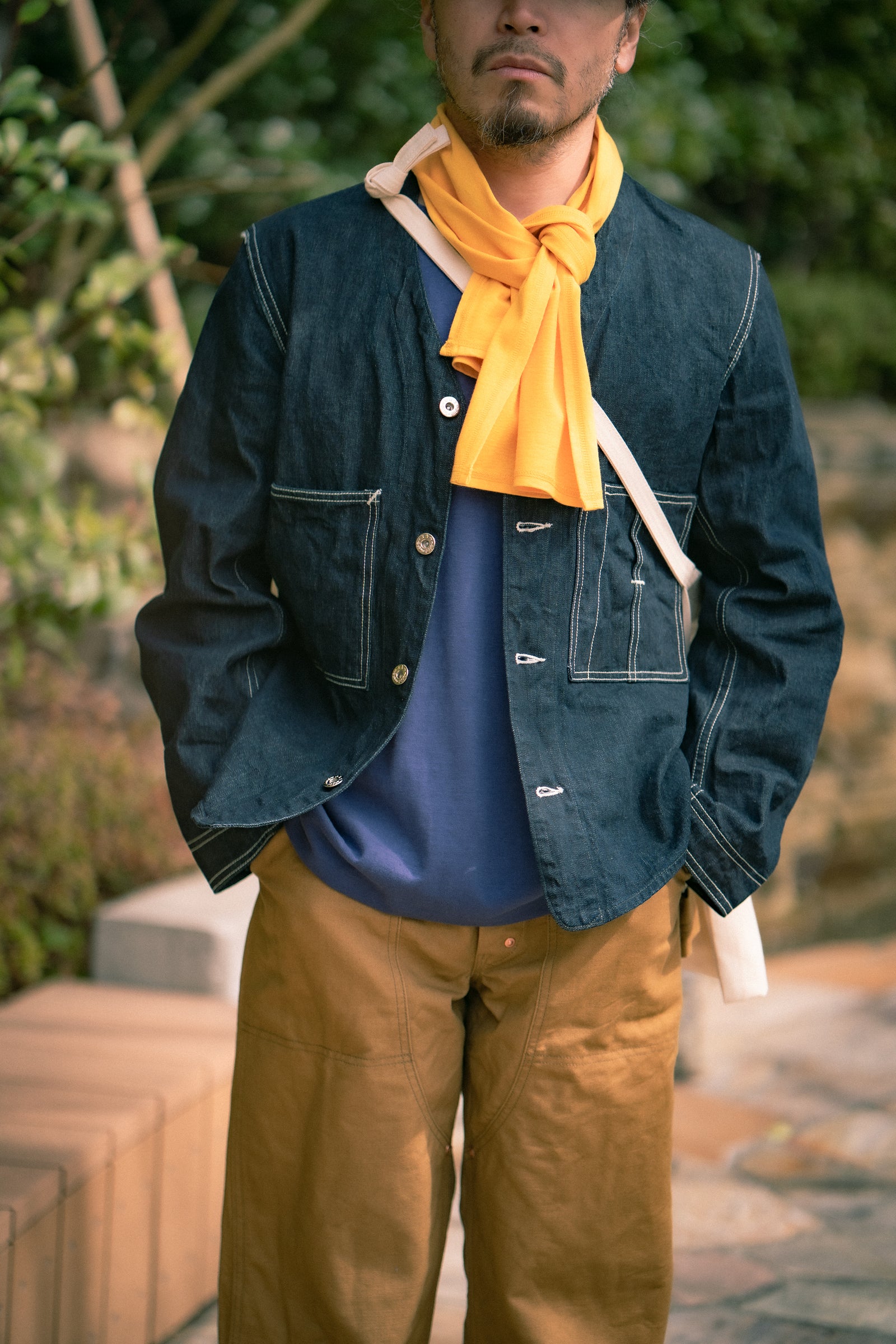 WWII DENIM ENGINEER COAT Gallery Image 7
