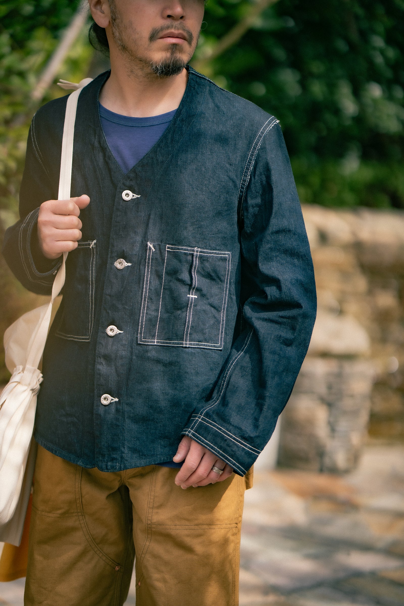 WWII DENIM ENGINEER COAT Gallery Image 14