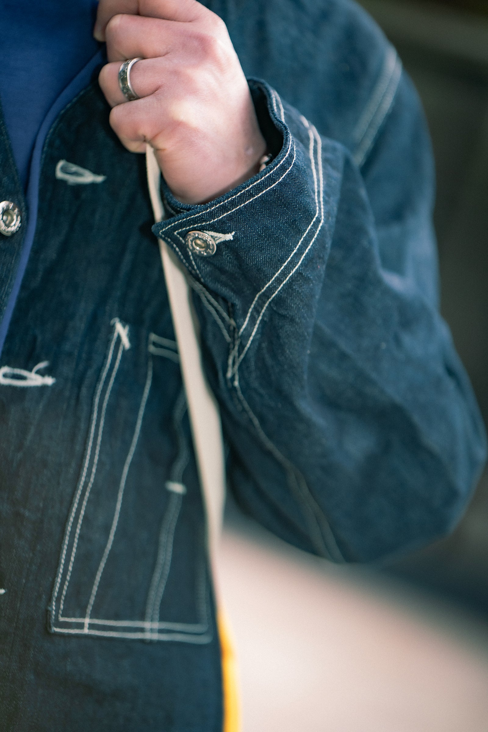 WWII DENIM ENGINEER COAT Gallery Image 2