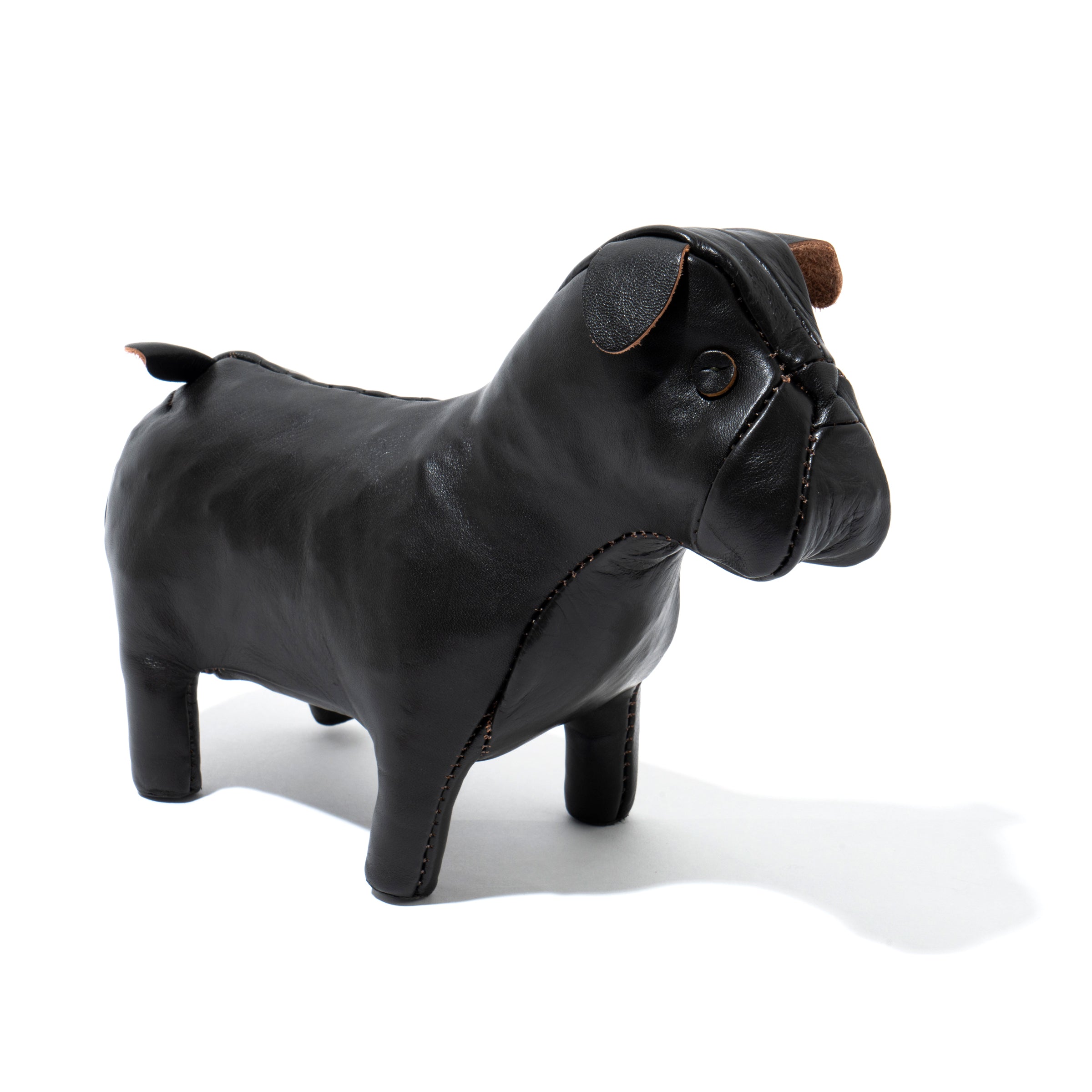 HANDCRAFTED HORSEHIDE ANIMALS - BULLDOG – The Real McCoy's