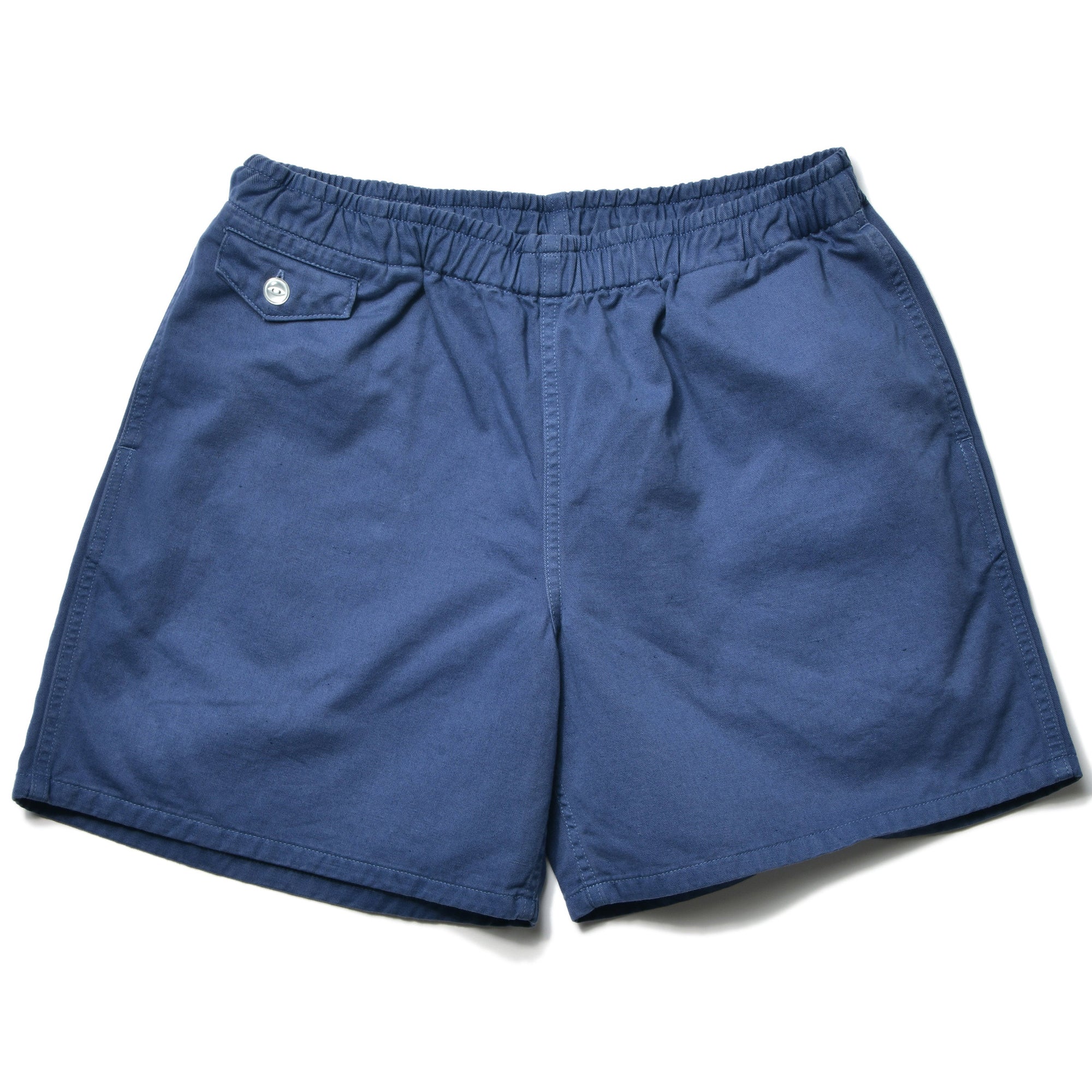 COTTON DRILL SWIM SHORTS (OVER-DYED)