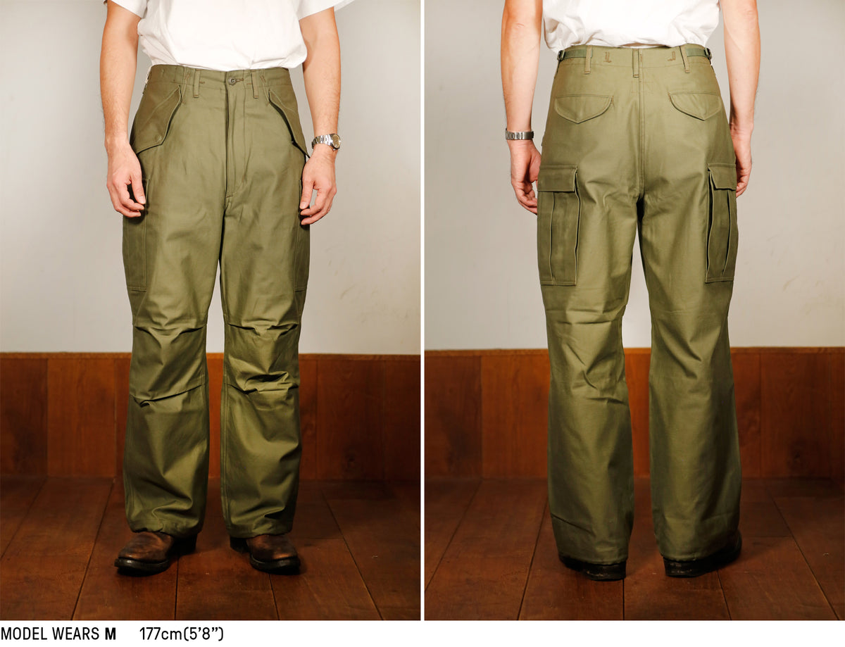 TROUSERS, MEN'S, FIELD, M-65 Fit Guide