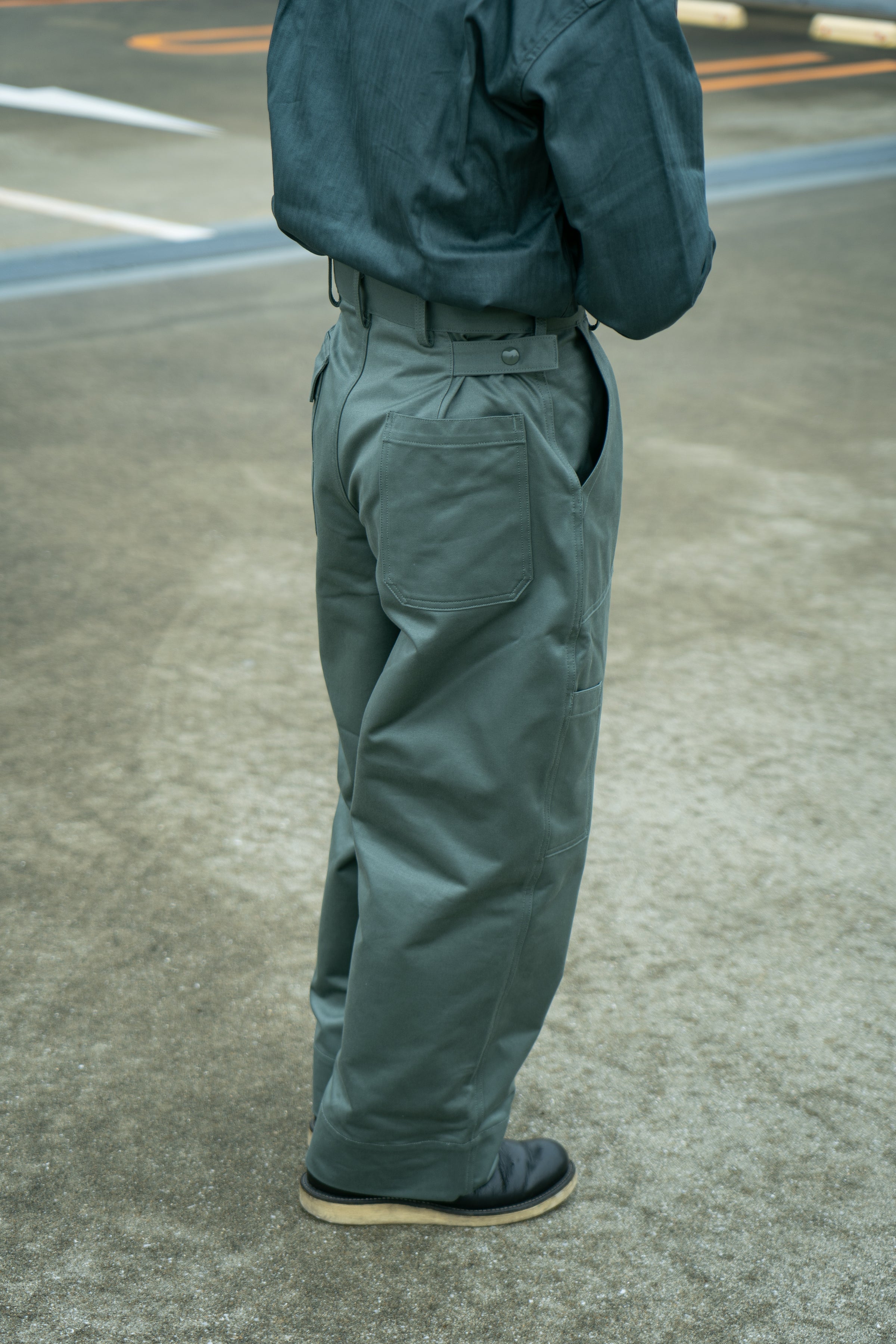 TROUSERS, UTILITY, COTTON / USAF SAGE GREEN – The Real McCoy's