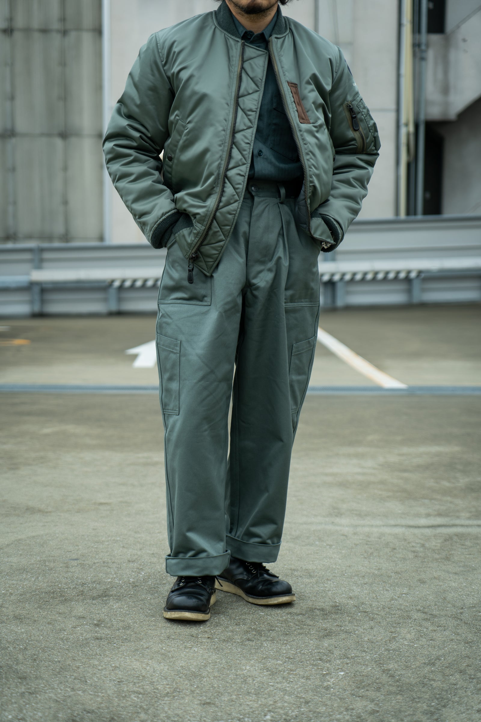 TROUSERS, UTILITY, COTTON / USAF SAGE GREEN Gallery Image 7