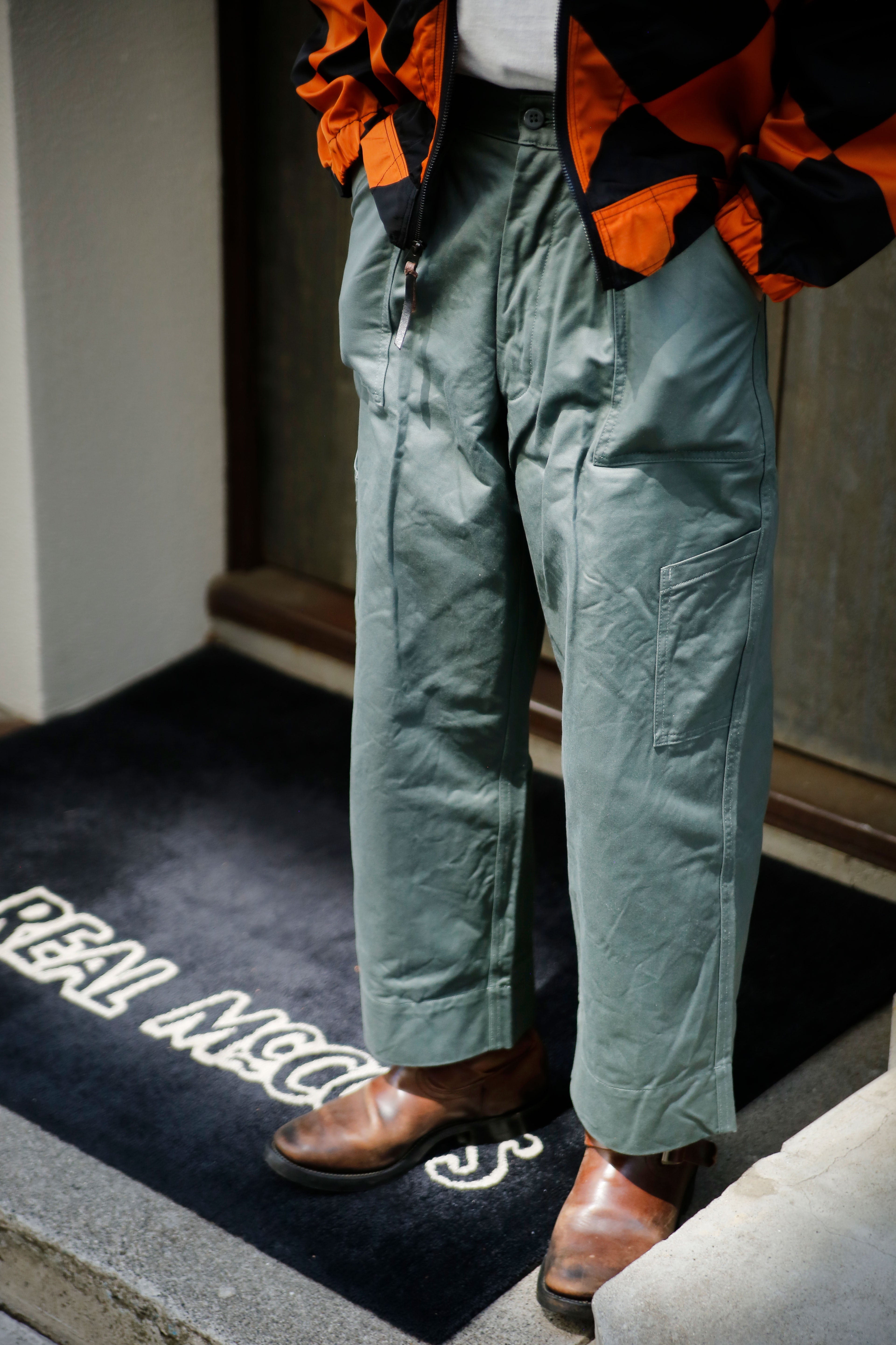 TROUSERS, UTILITY, COTTON / USAF SAGE GREEN – The Real McCoy's
