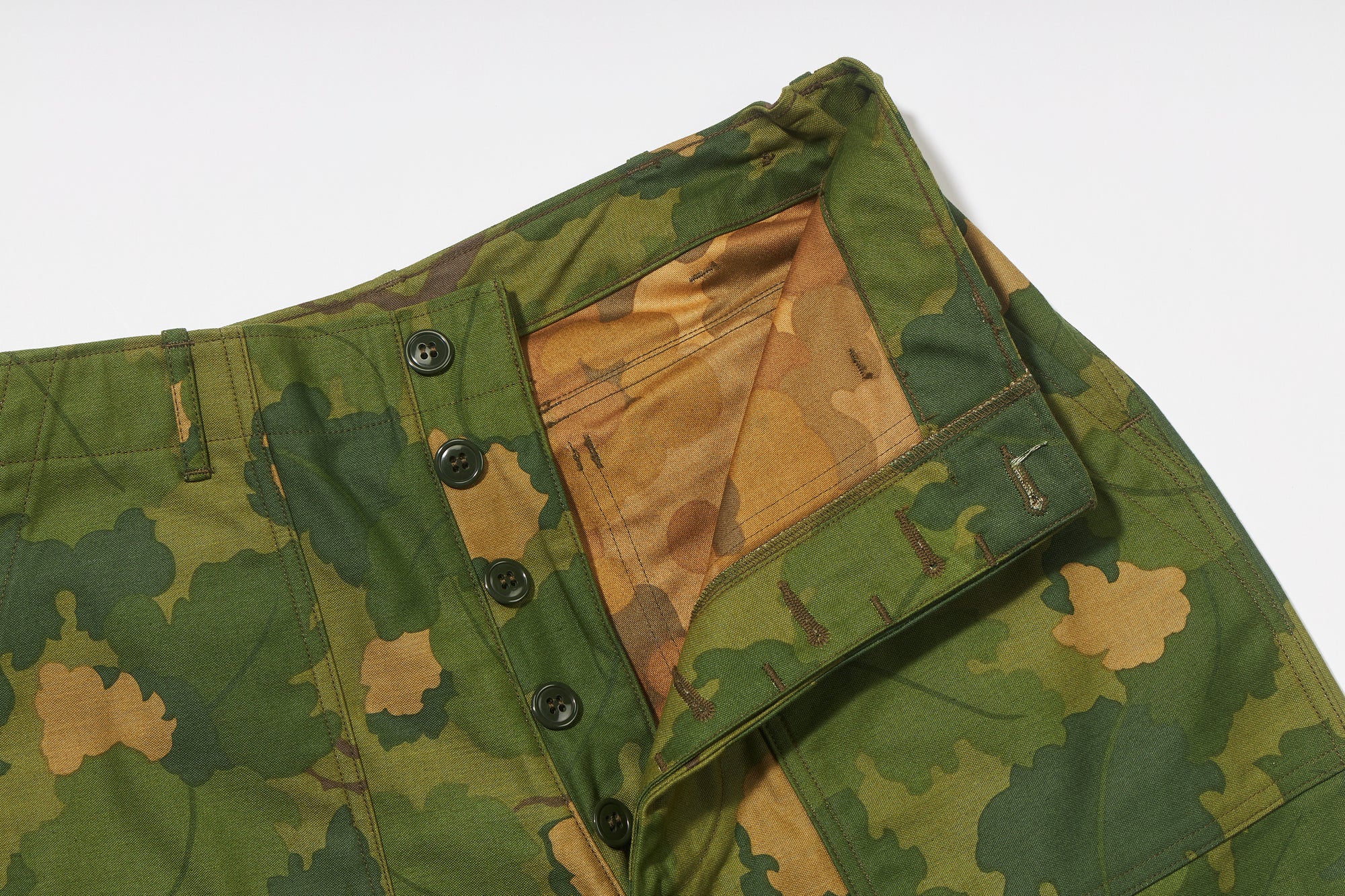 CAMOUFLAGE CIVILIAN SHORTS / MITCHELL PATTERN