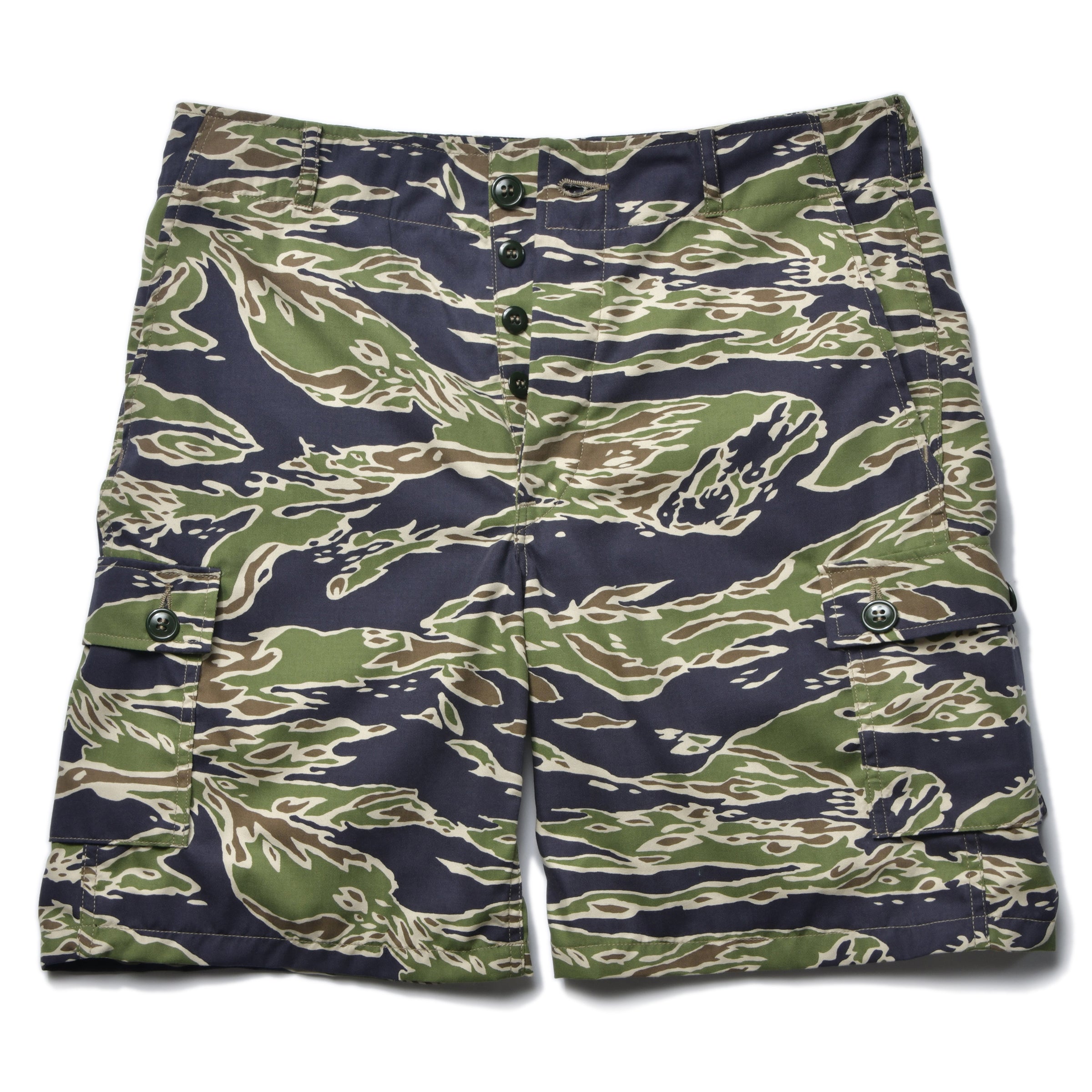 パンツ 90s tiger camouflage pants shorts NON STOCK Tiger Stripe Camo Shorts Size S for W29-30, Camouflage