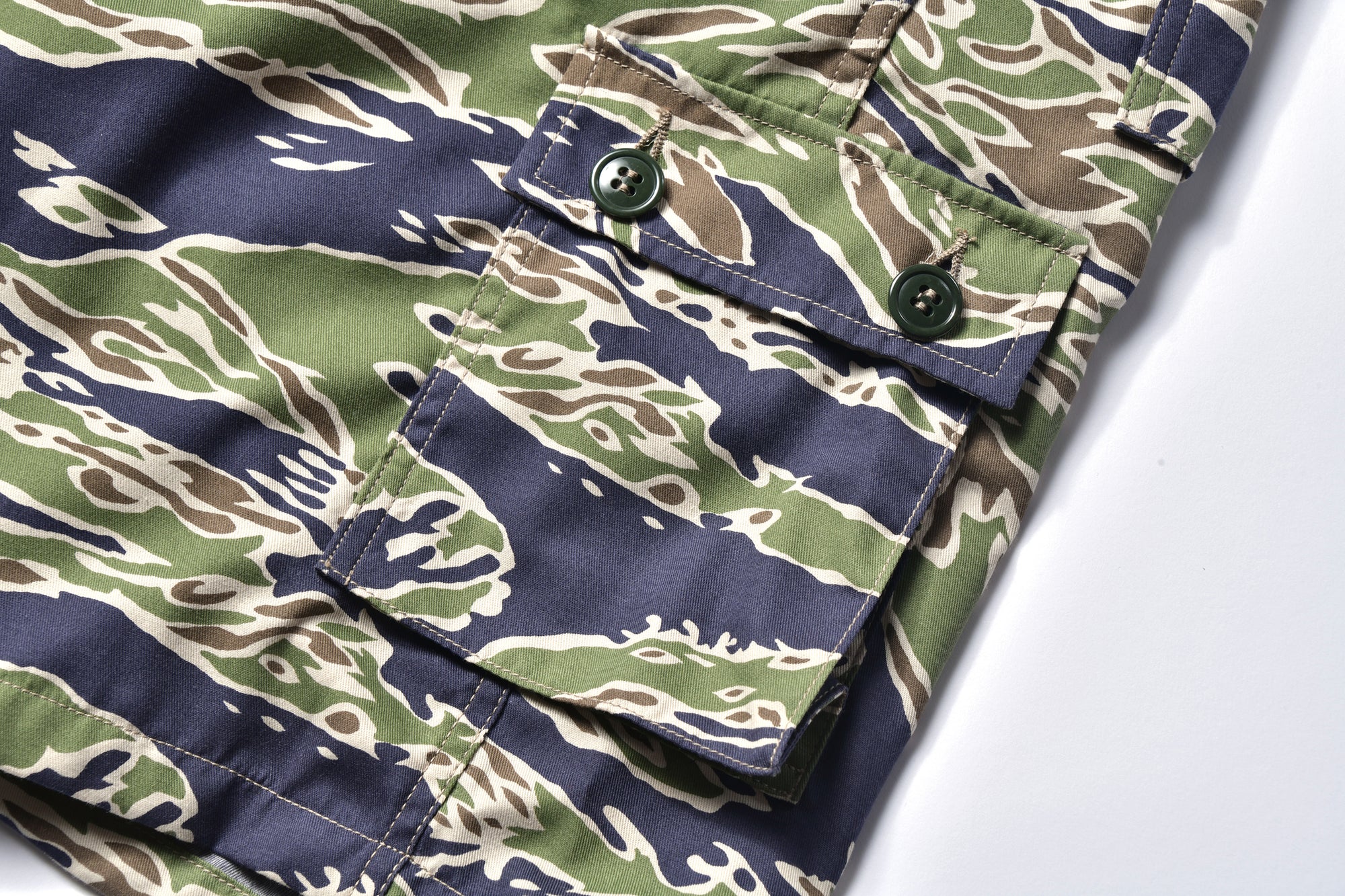 TIGER CAMOUFLAGE CIVILIAN SHORTS / LATE WAR