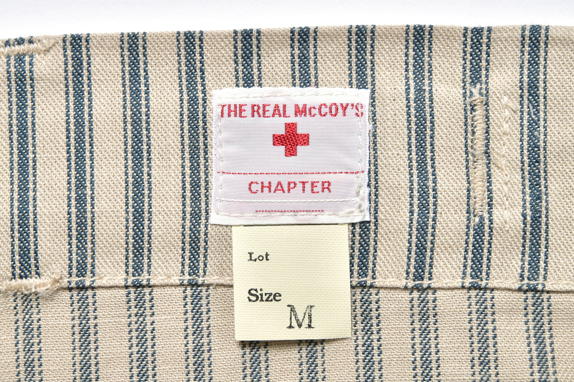 TICKING STRIPE PAJAMA TROUSERS