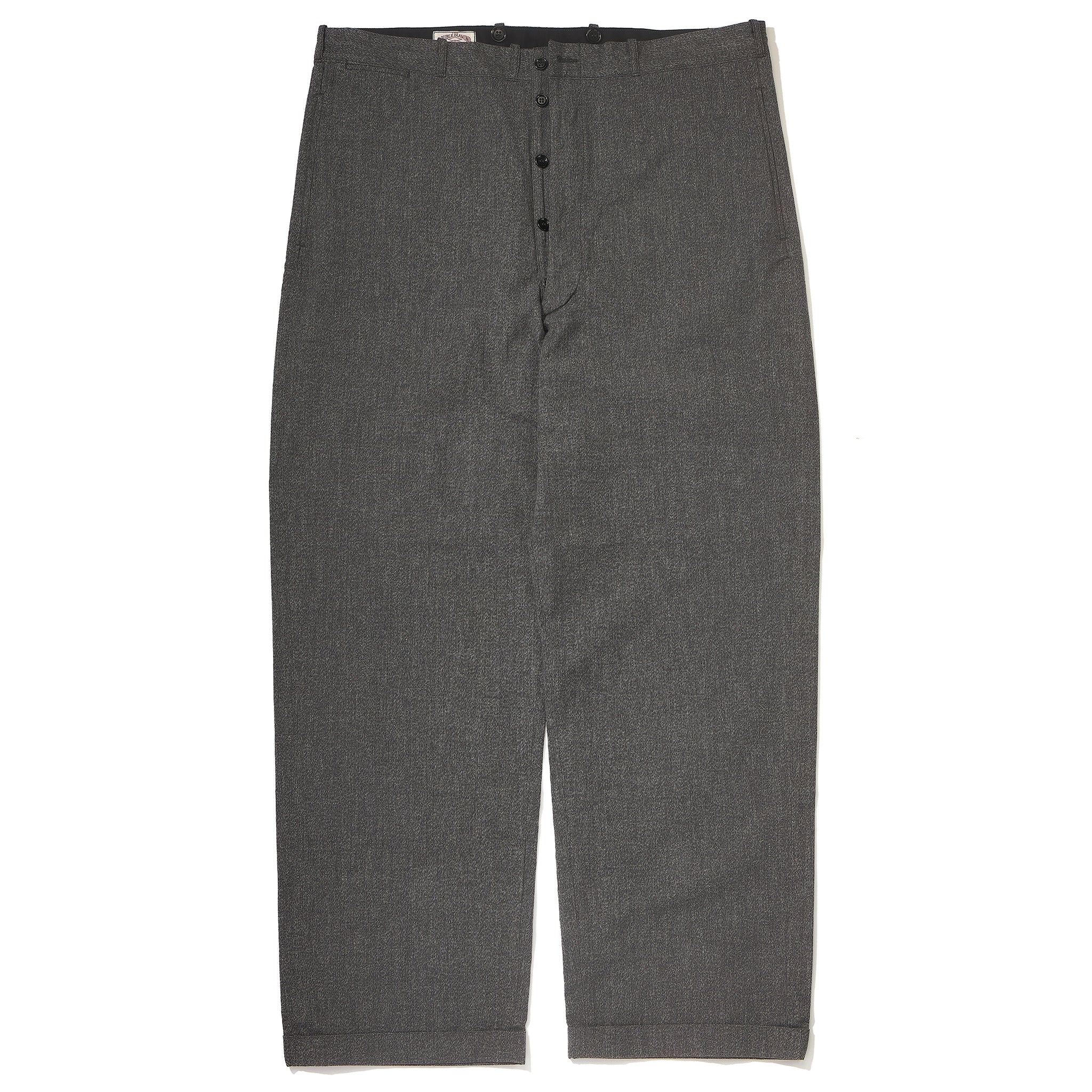 SALT AND PEPPER CHAMBRAY ATELIER TROUSERS