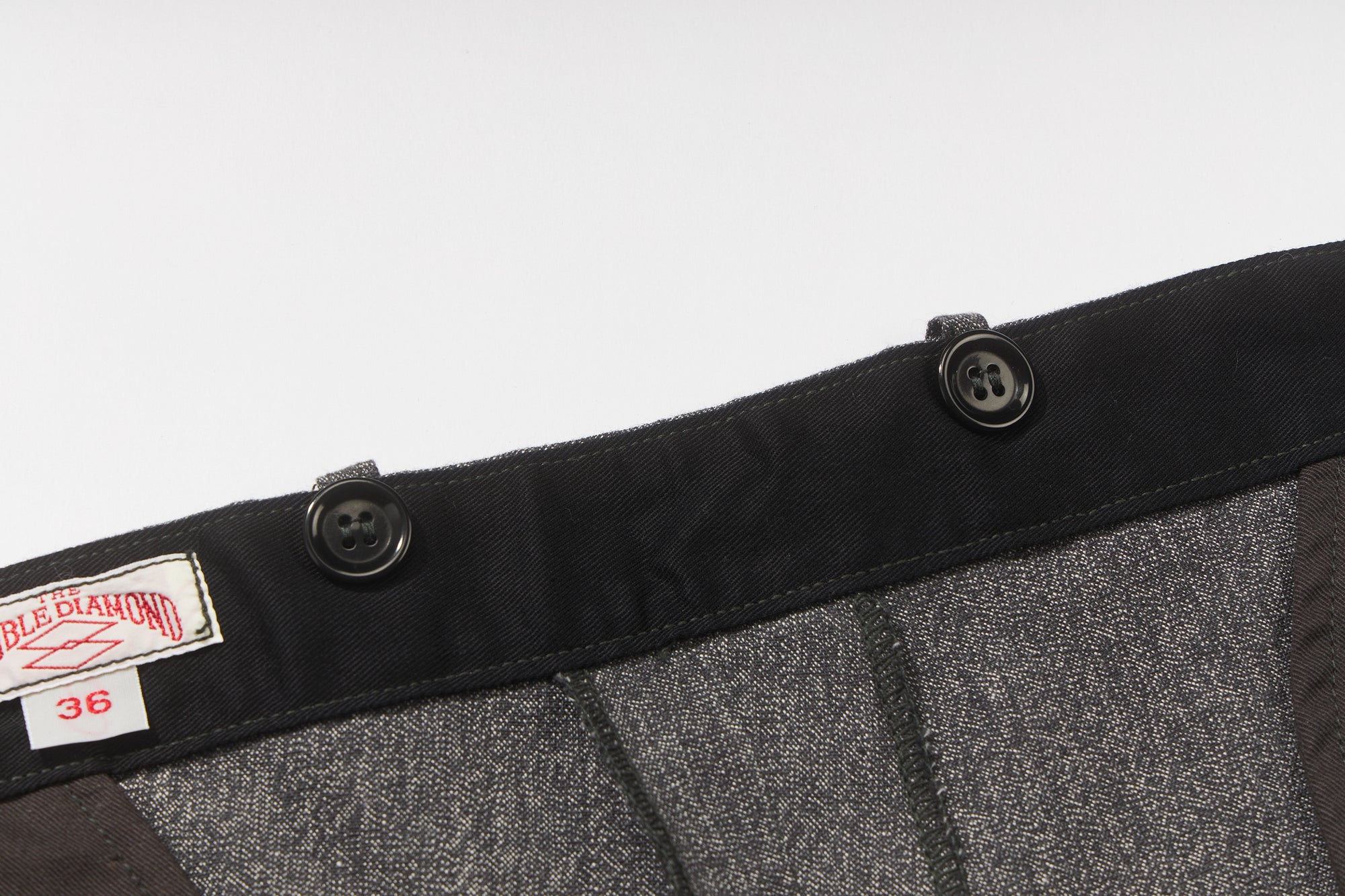 SALT AND PEPPER CHAMBRAY ATELIER TROUSERS