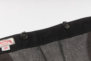 SALT AND PEPPER CHAMBRAY ATELIER TROUSERS