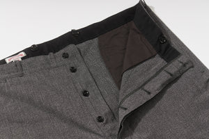 SALT AND PEPPER CHAMBRAY ATELIER TROUSERS