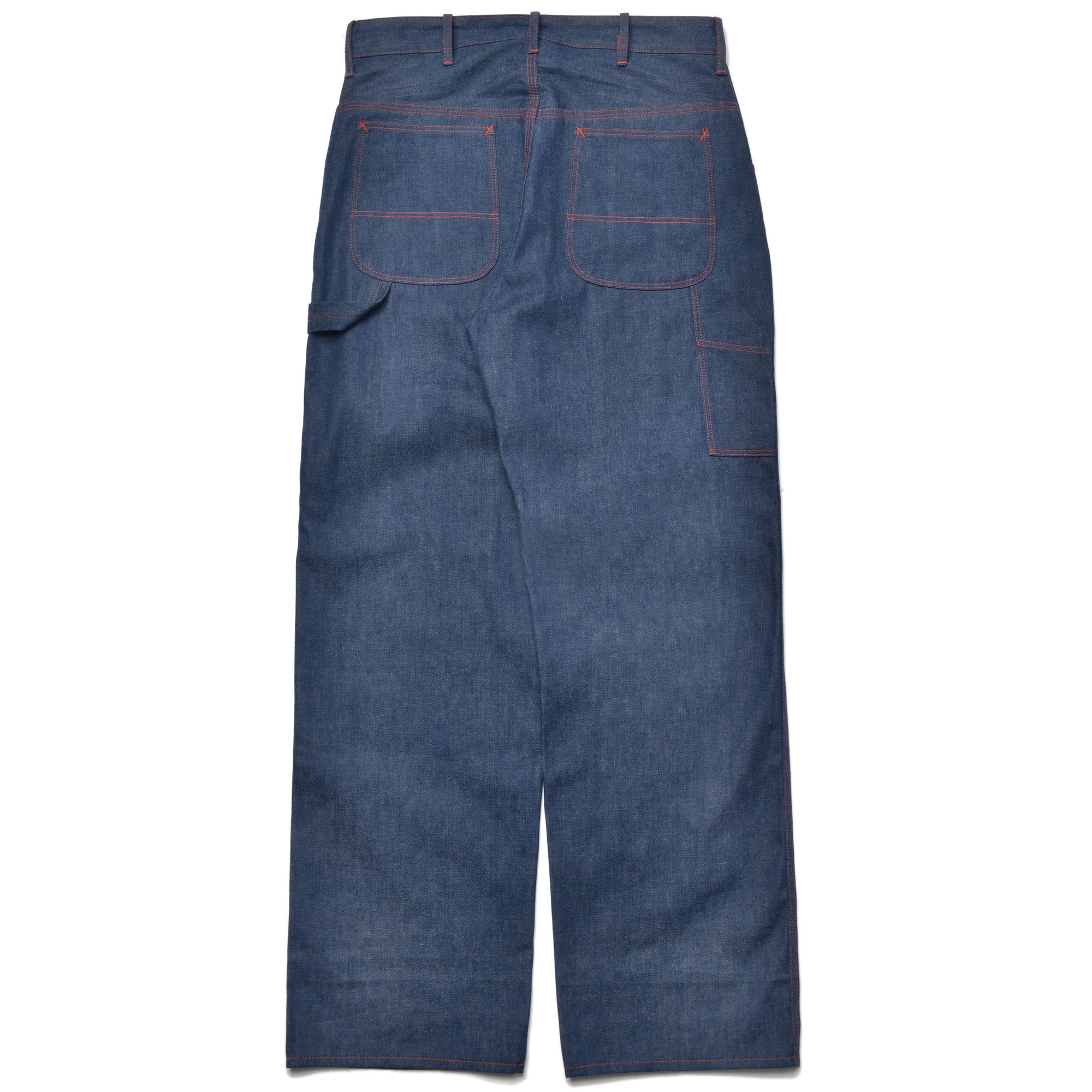 TRIPLE-STITCHED DENIM WORK TROUSERS