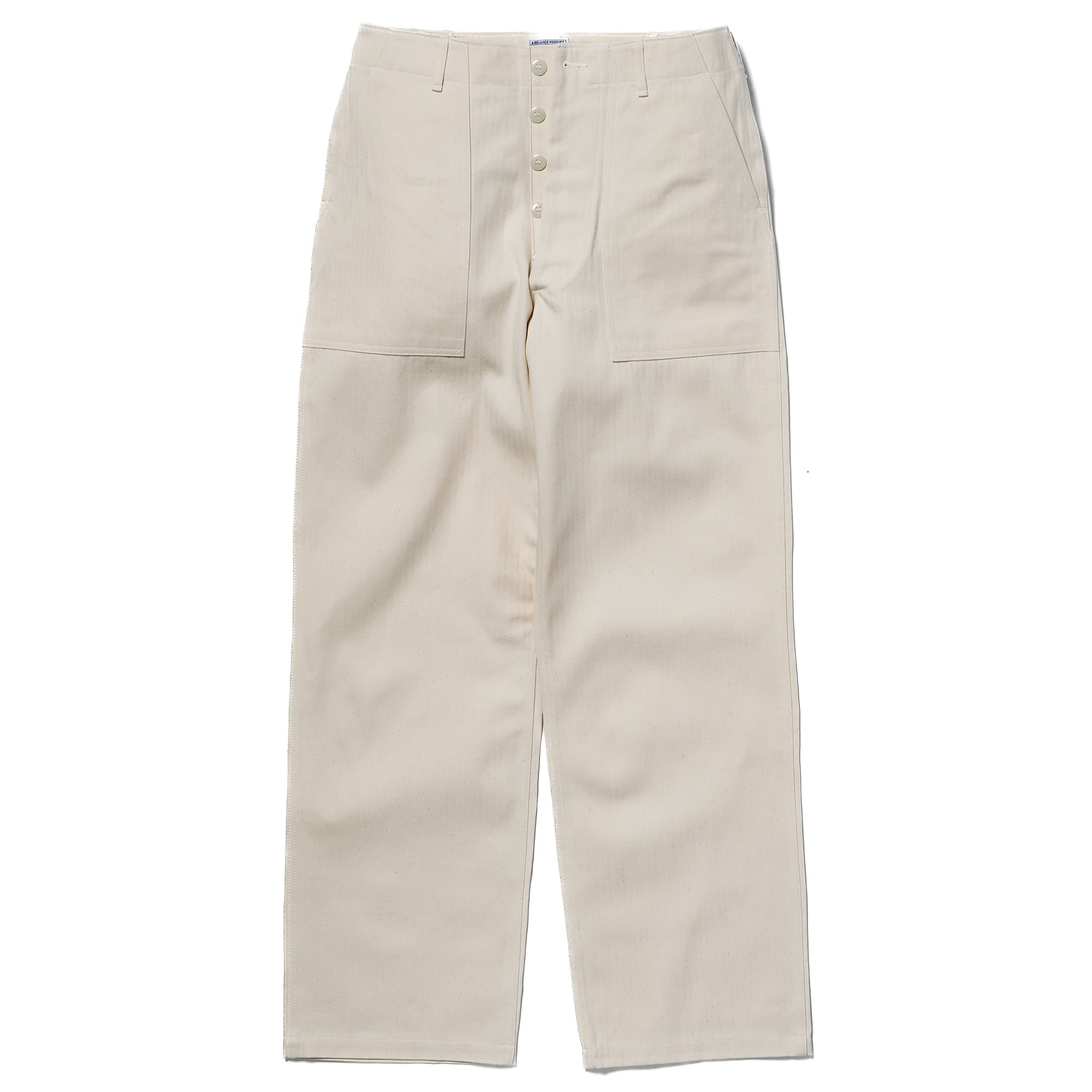UTILITY TROUSERS / WHITE HBT