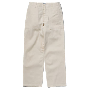 UTILITY TROUSERS / WHITE HBT