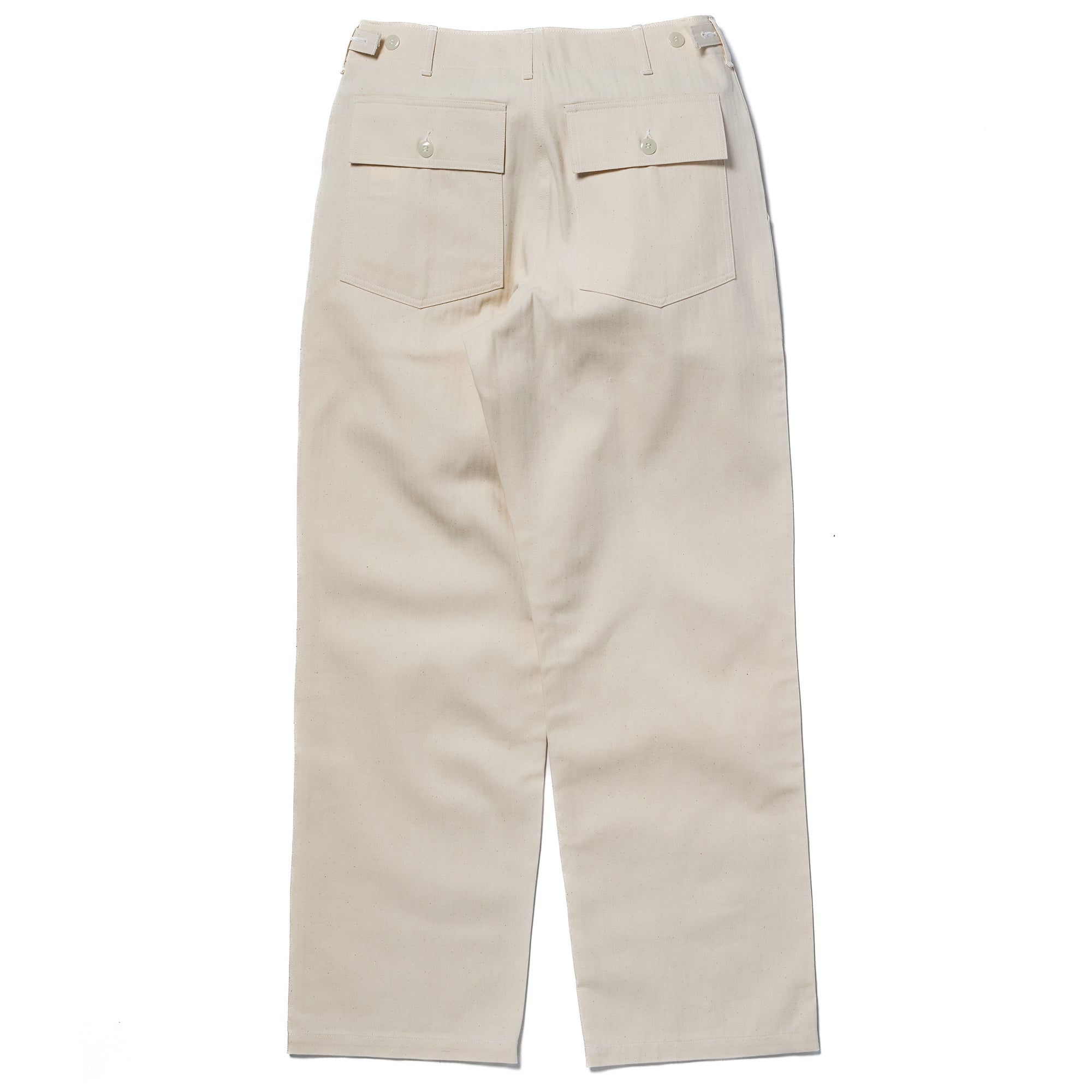 UTILITY TROUSERS / WHITE HBT