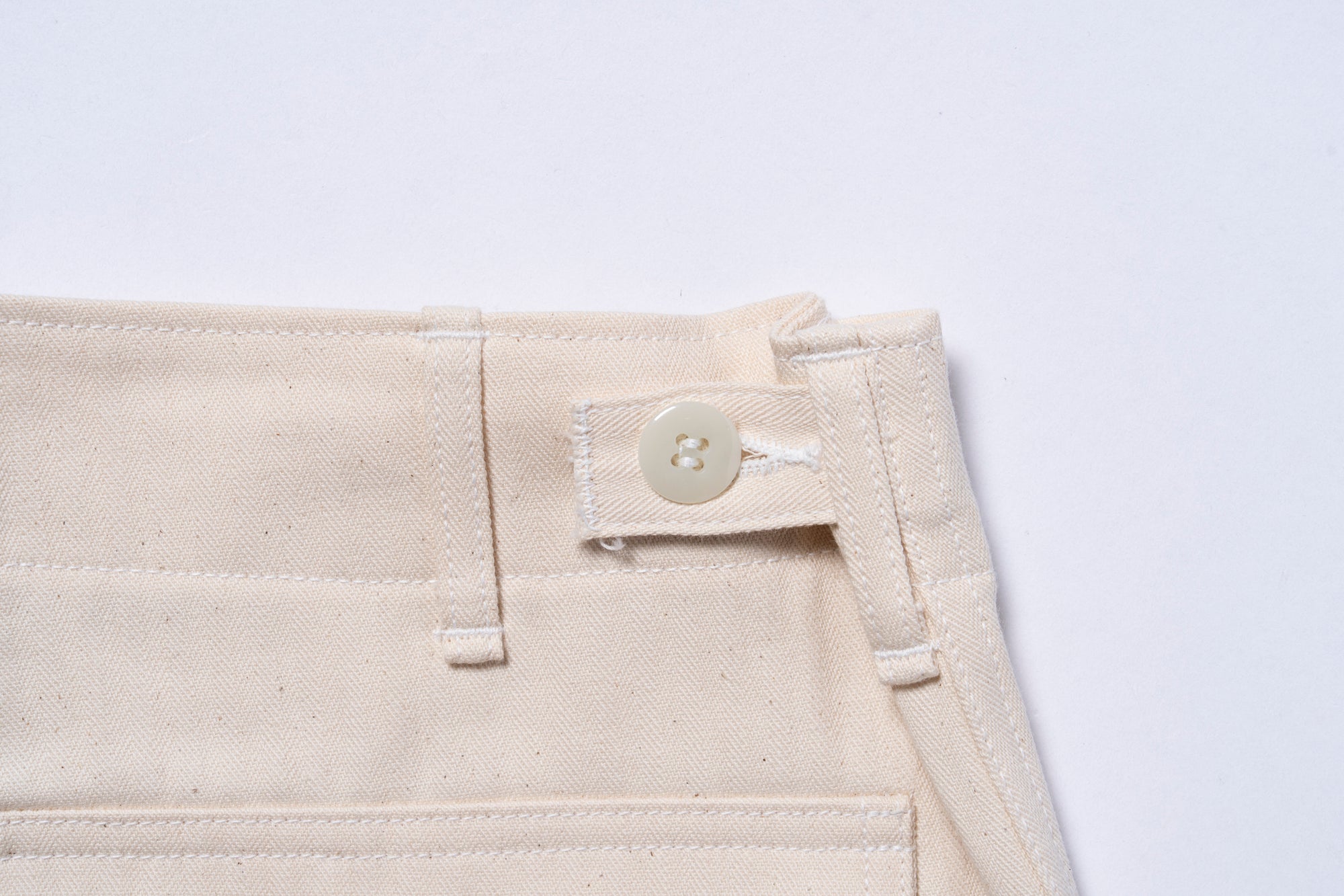 UTILITY TROUSERS / WHITE HBT