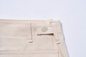 UTILITY TROUSERS / WHITE HBT