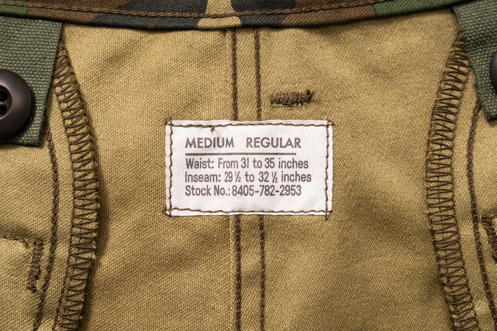 TROUSERS, MEN'S, FIELD, M-65 / WOODLAND PATTERN