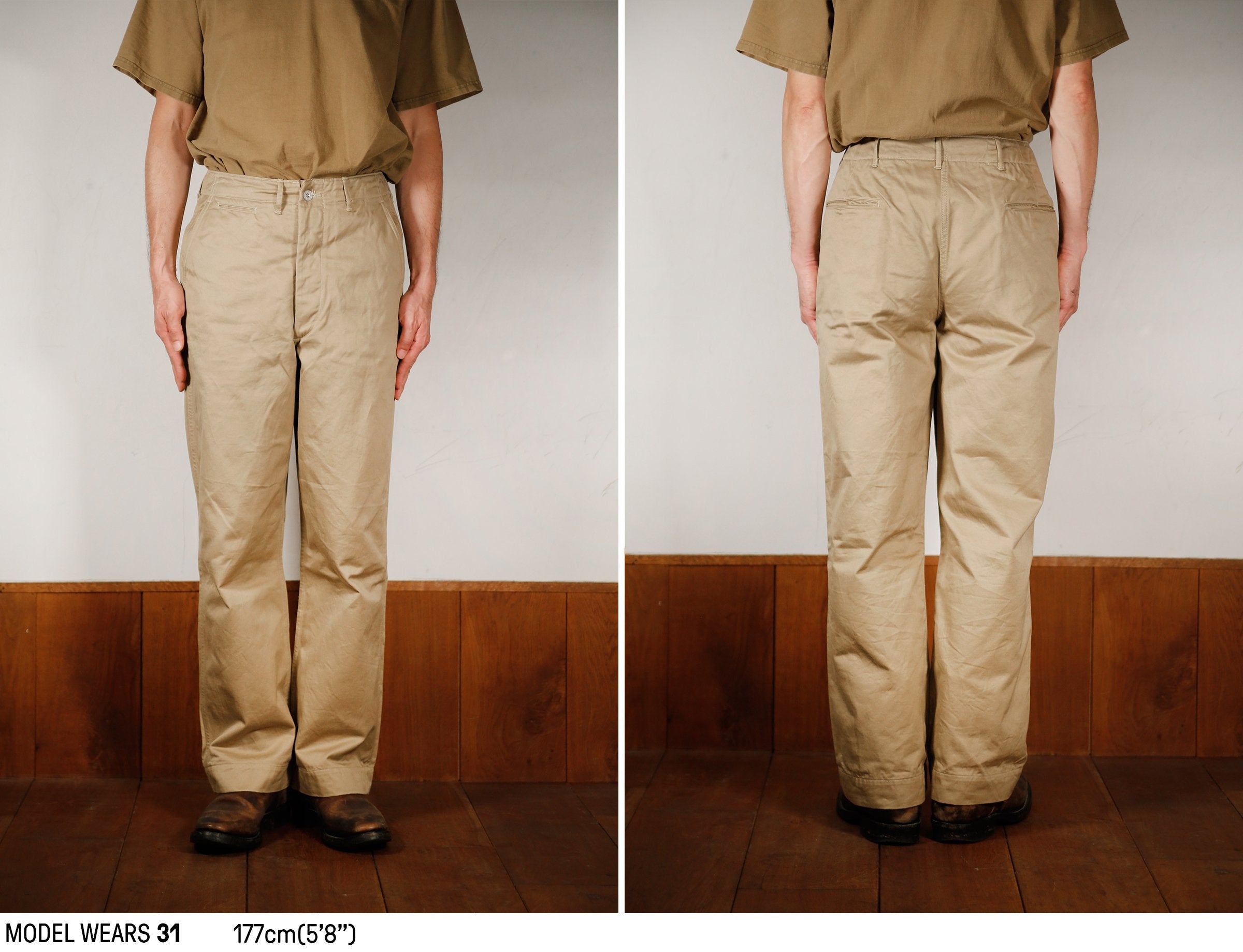 TROUSERS, COTTON, KHAKI, 1941 – The Real McCoy's