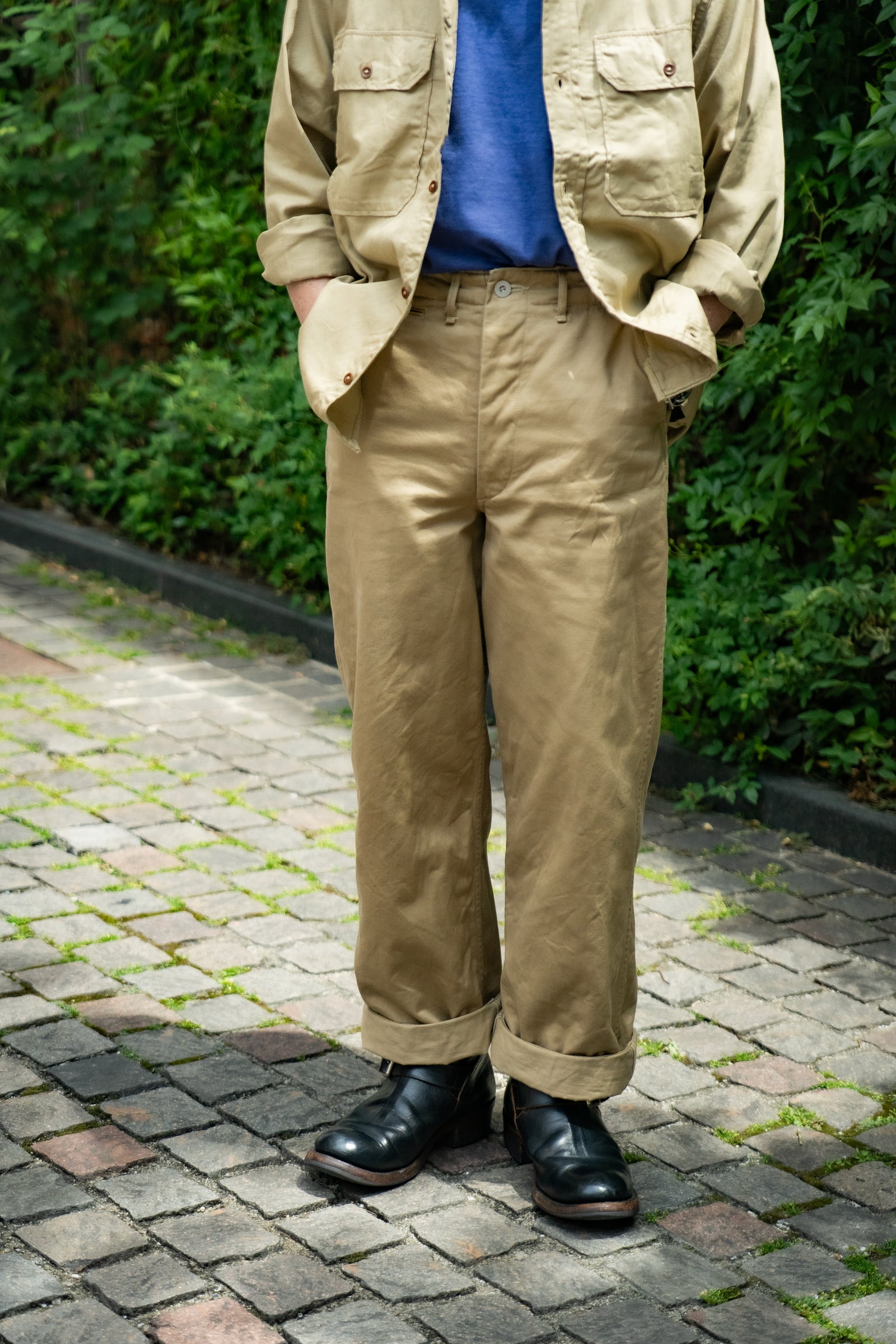 TROUSERS, COTTON, KHAKI, 1941 Gallery Image 2