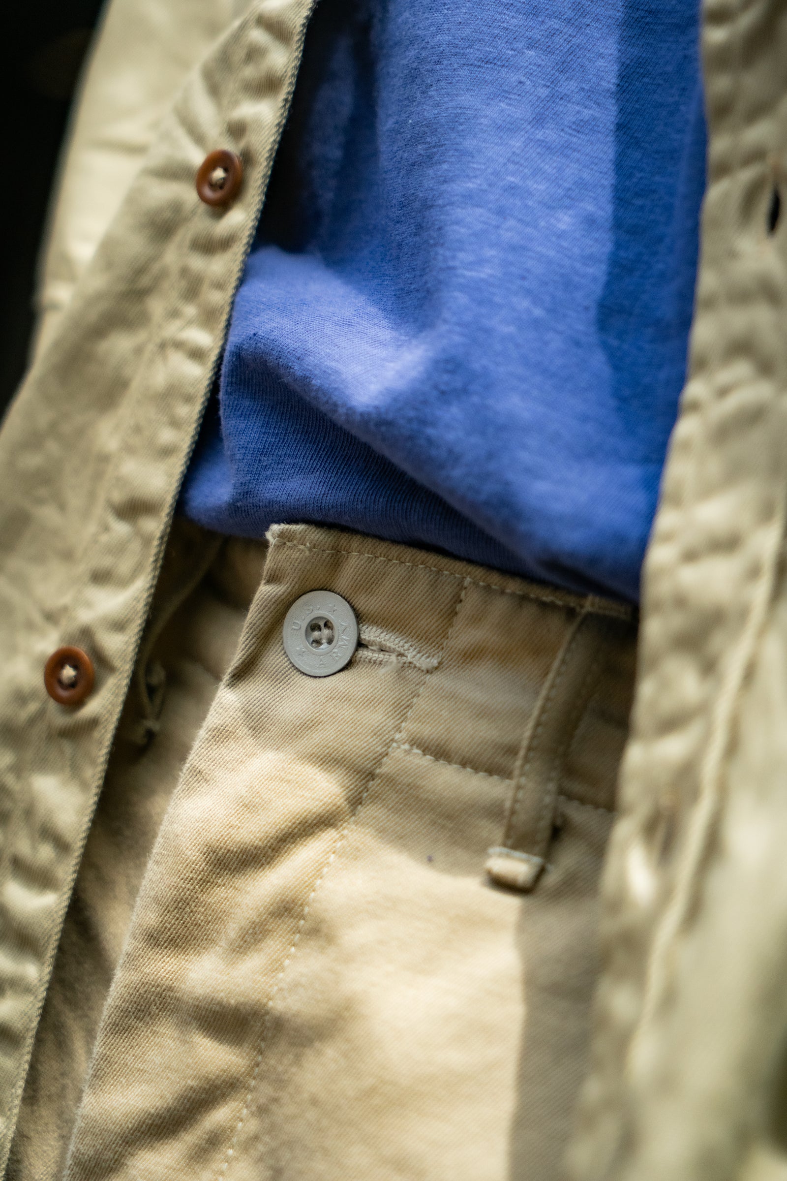 TROUSERS, COTTON, KHAKI, 1941 Gallery Image 6