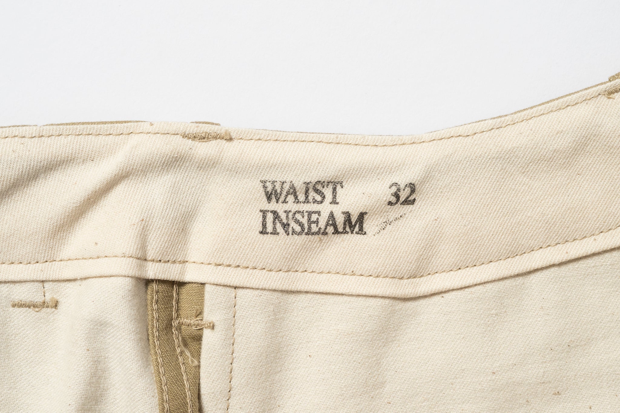 TROUSERS, COTTON, KHAKI, 1941