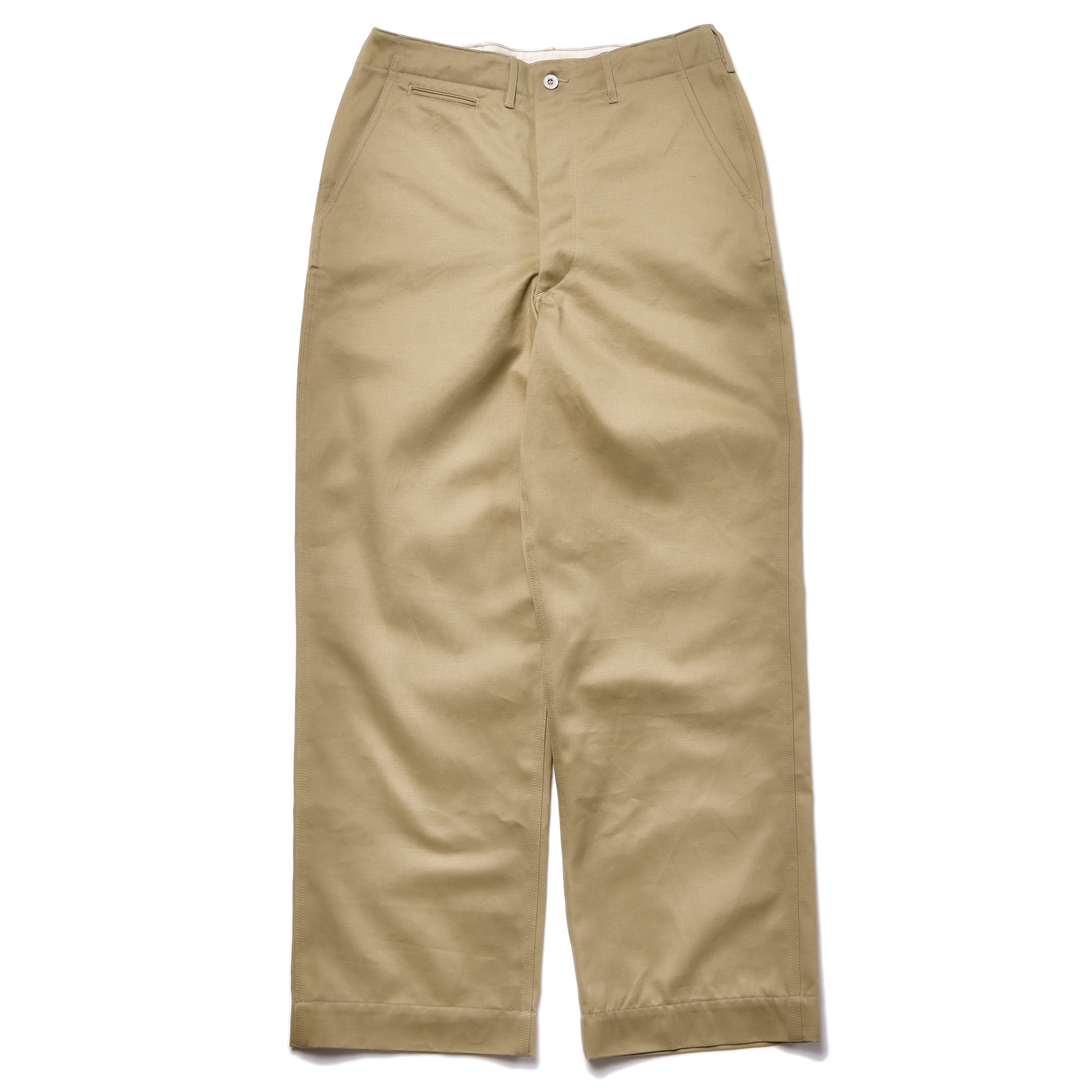 リアルマッコイズ TROUSERS COTTON KHAKI 1941 W34 TROUSERS, COTTON, KHAKI, 1941 (Short) – The Real McCoy's