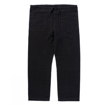 JUNK FORCE BLACK PAJAMA TROUSERS