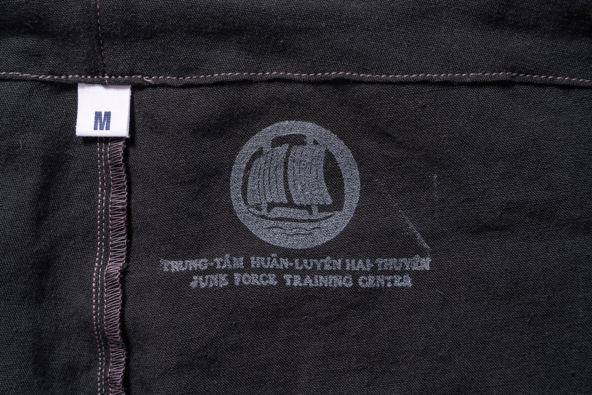 JUNK FORCE BLACK PAJAMA TROUSERS