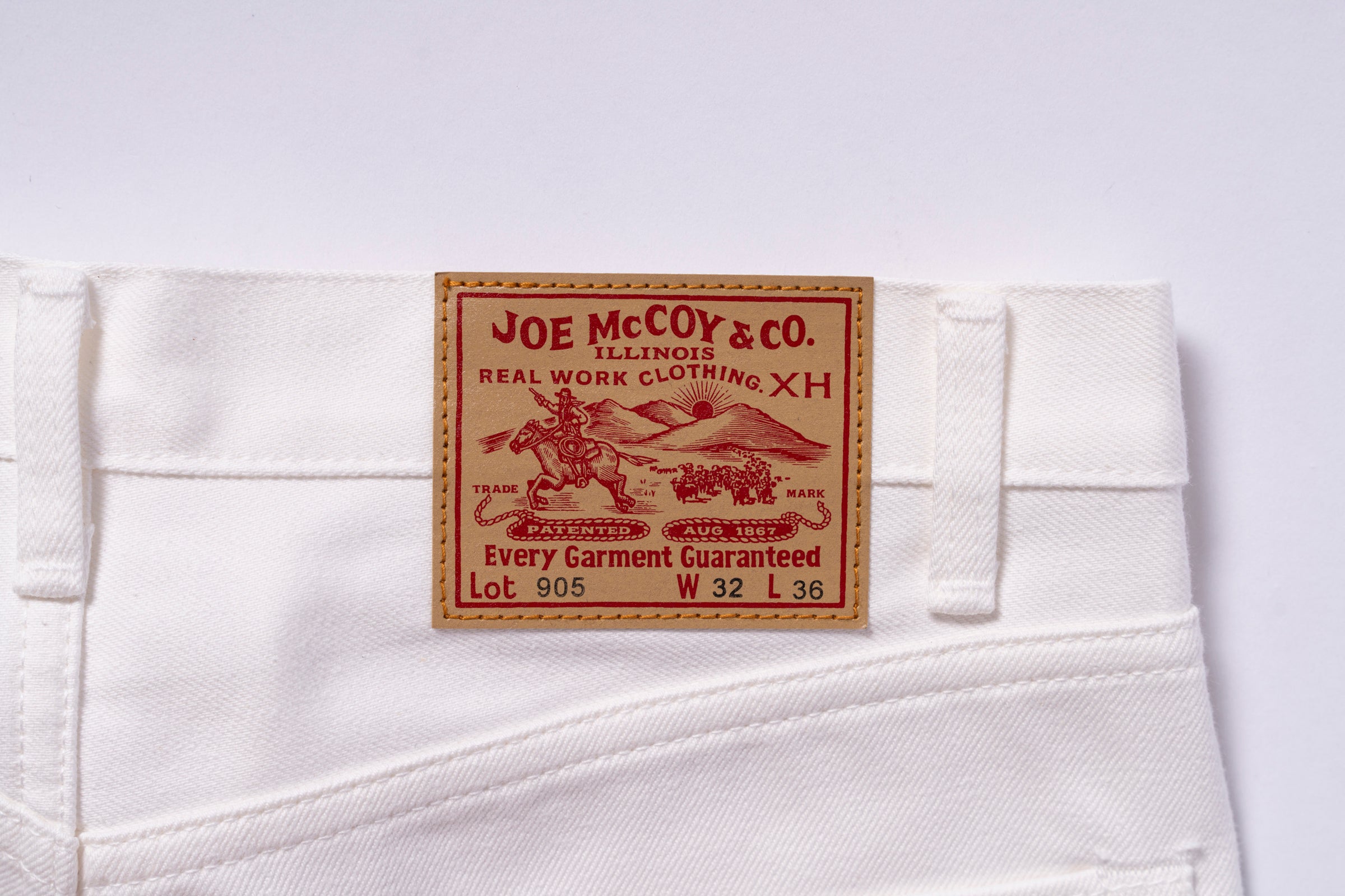 JOE McCOY Lot.905 / WHITE DENIM – The Real McCoy's