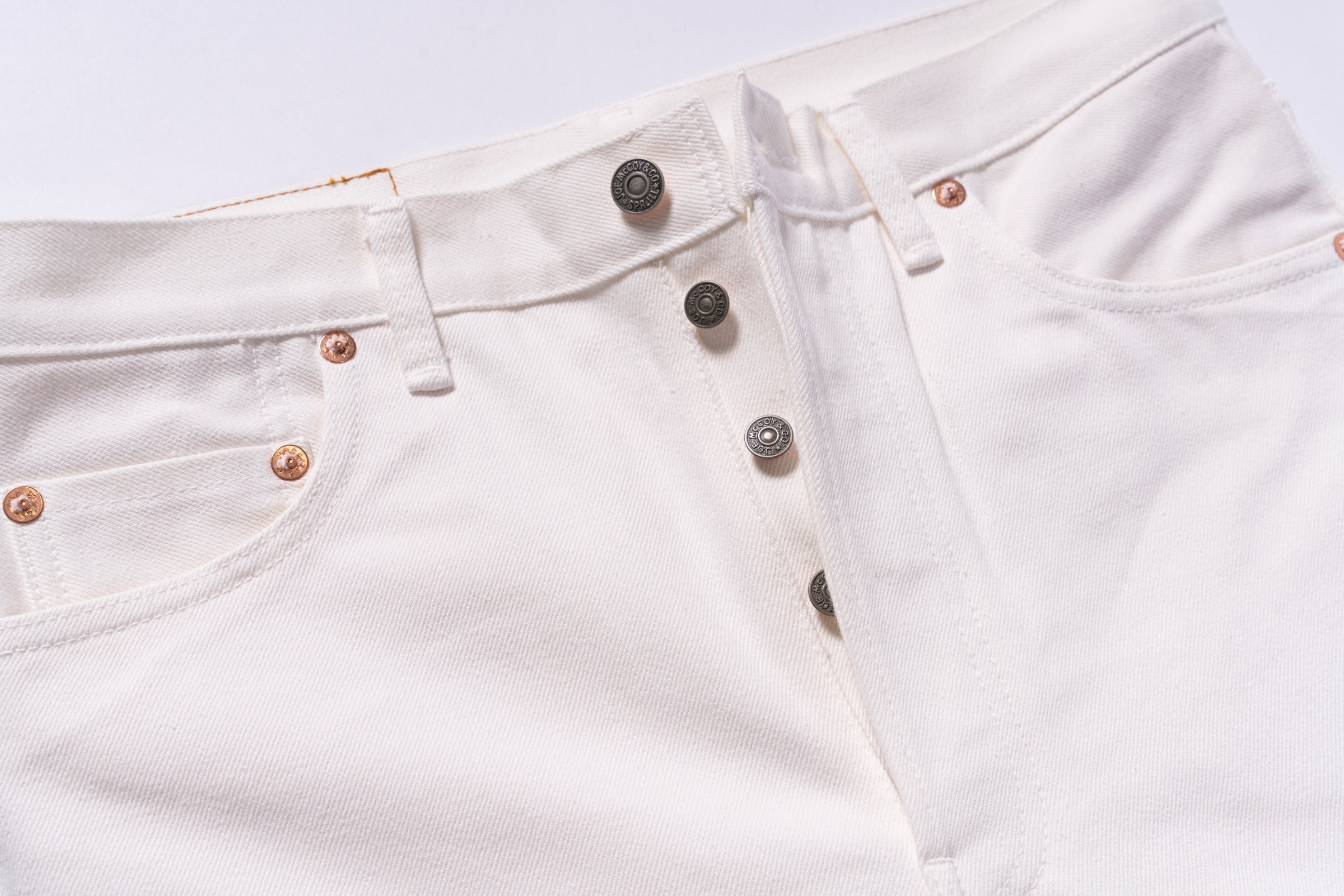 JOE McCOY Lot.905 / WHITE DENIM – The Real McCoy's