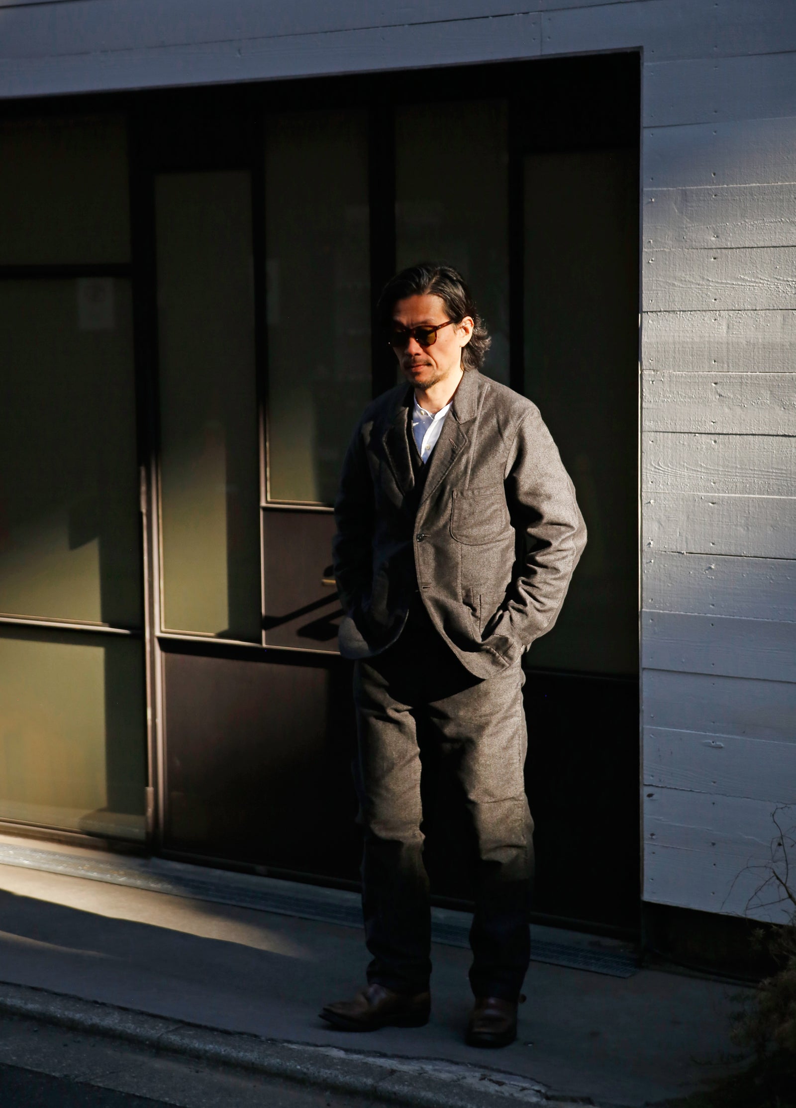 DOUBLE DIAMOND SACK COAT / PRINTED MOLESKIN Gallery Image 3