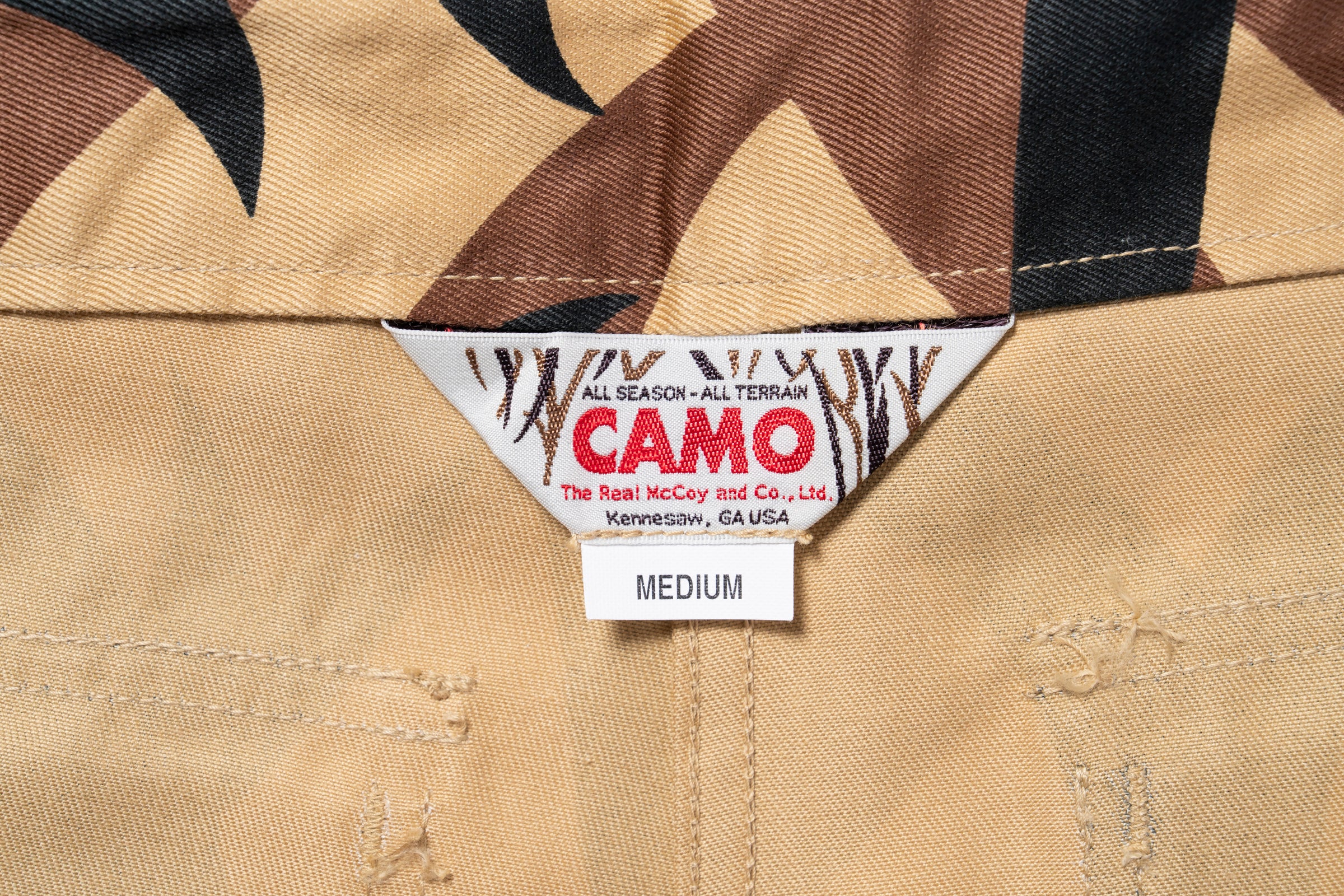 TRIBAL CAMOUFLAGE COMBAT TROUSERS – The Real McCoy's